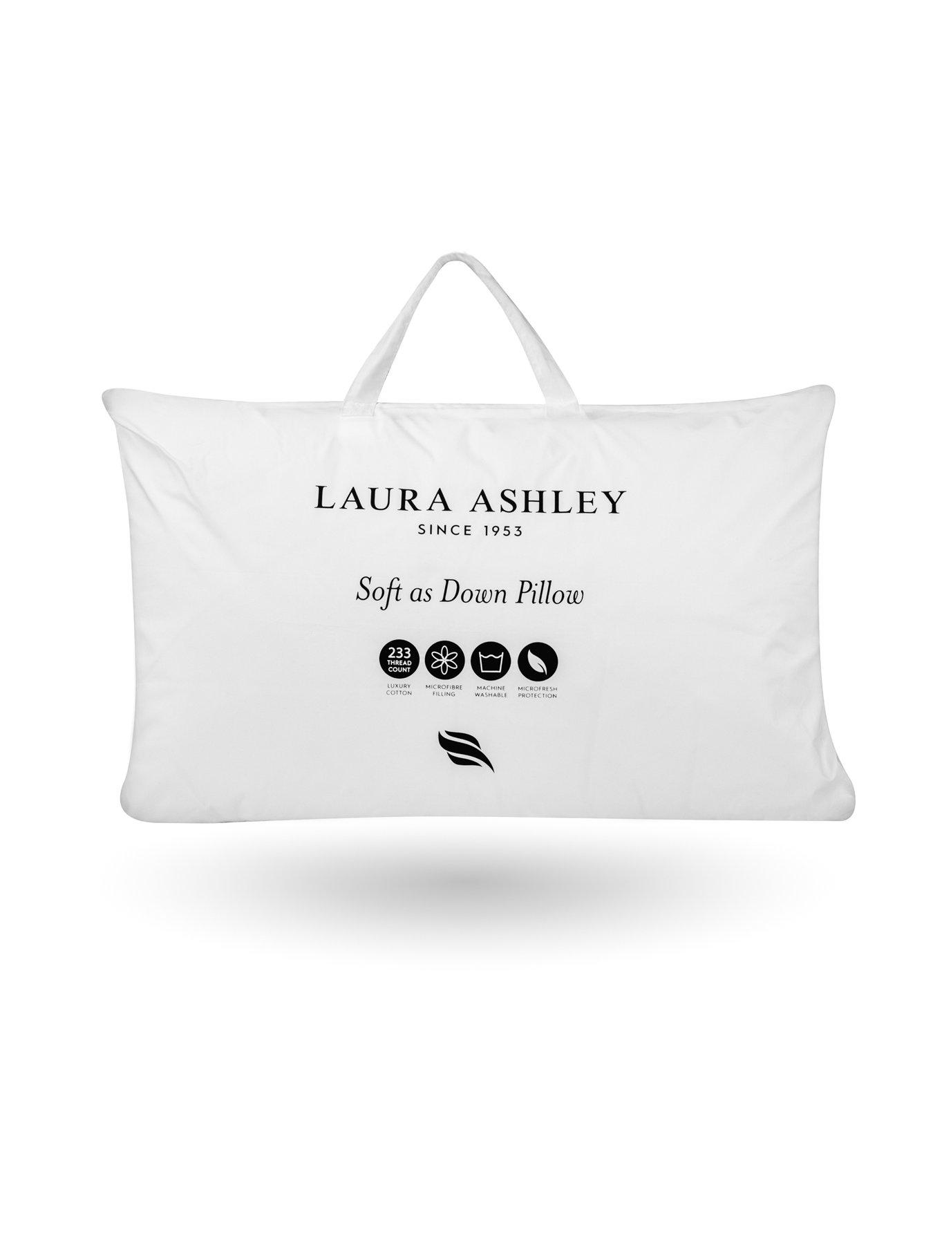 Image 4 of 4 of Laura Ashley Soft As Down Pillow - White