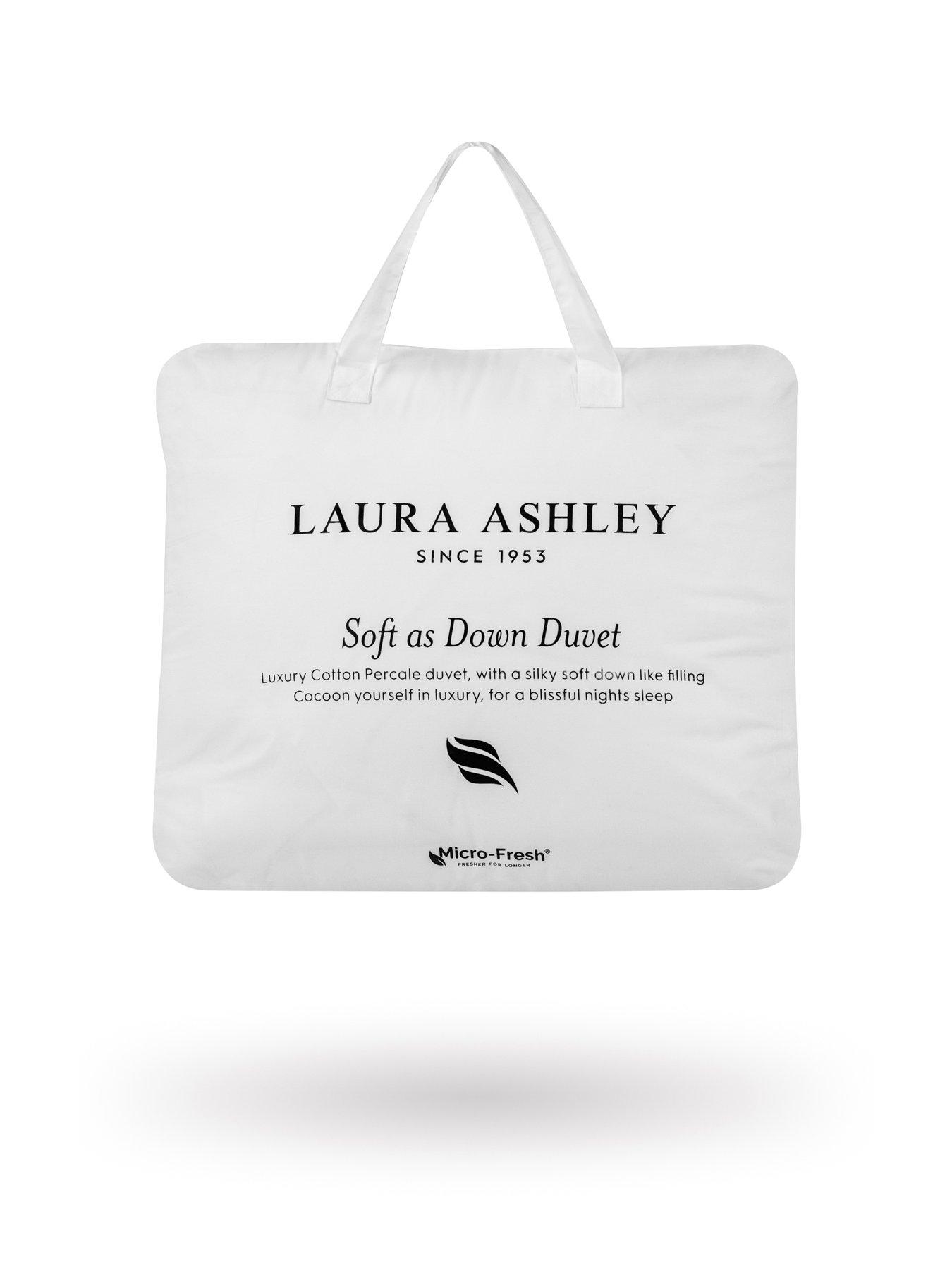 Image 4 of 5 of Laura Ashley Soft As Down 13.5 Tog Duvet - White