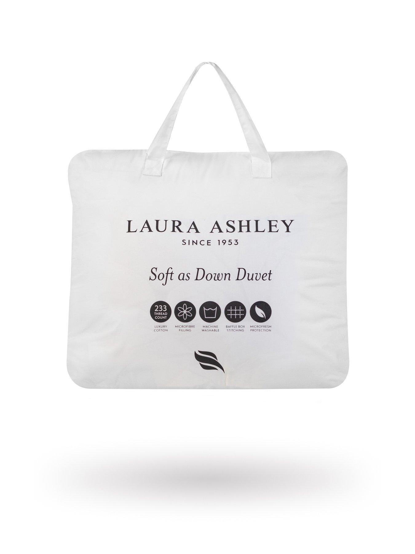 Image 5 of 5 of Laura Ashley Soft As Down 13.5 Tog Duvet - White