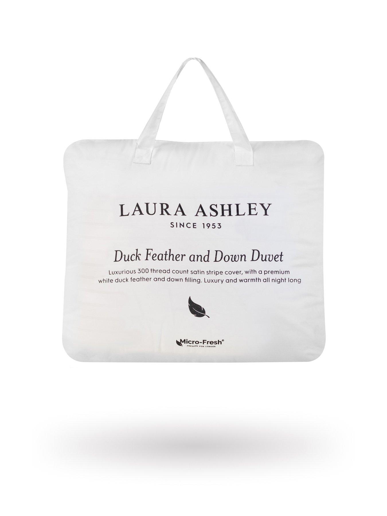 Image 3 of 4 of Laura Ashley Duck Feather and Down 10.5 Tog Duvet - White