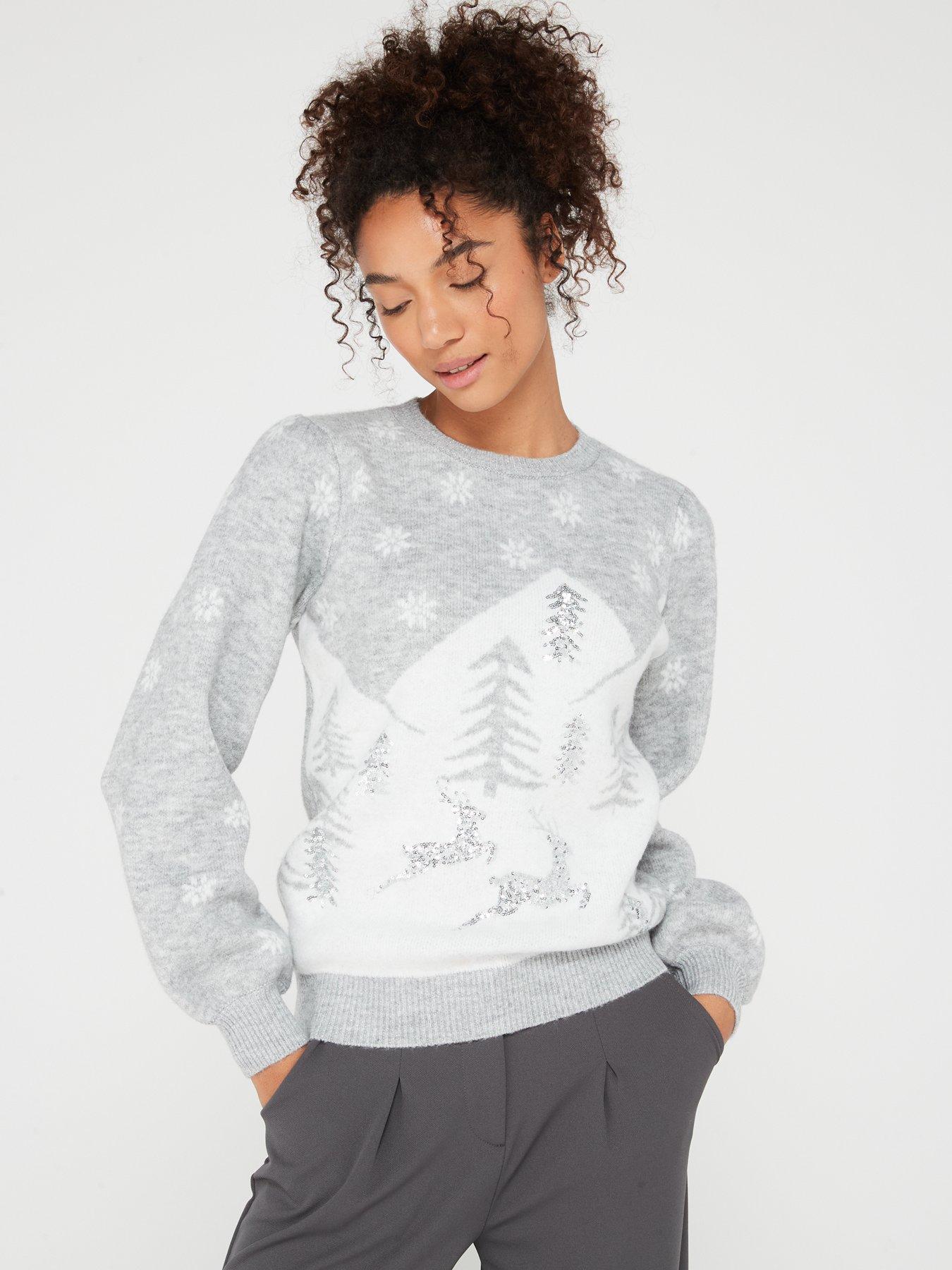 Swipe sequin christmas outlet jumper