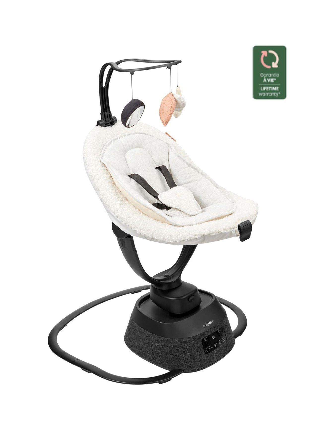 Image of Babymoov Swoon Evolution Baby Swing/ Rocker/ Bouncer with remote- White