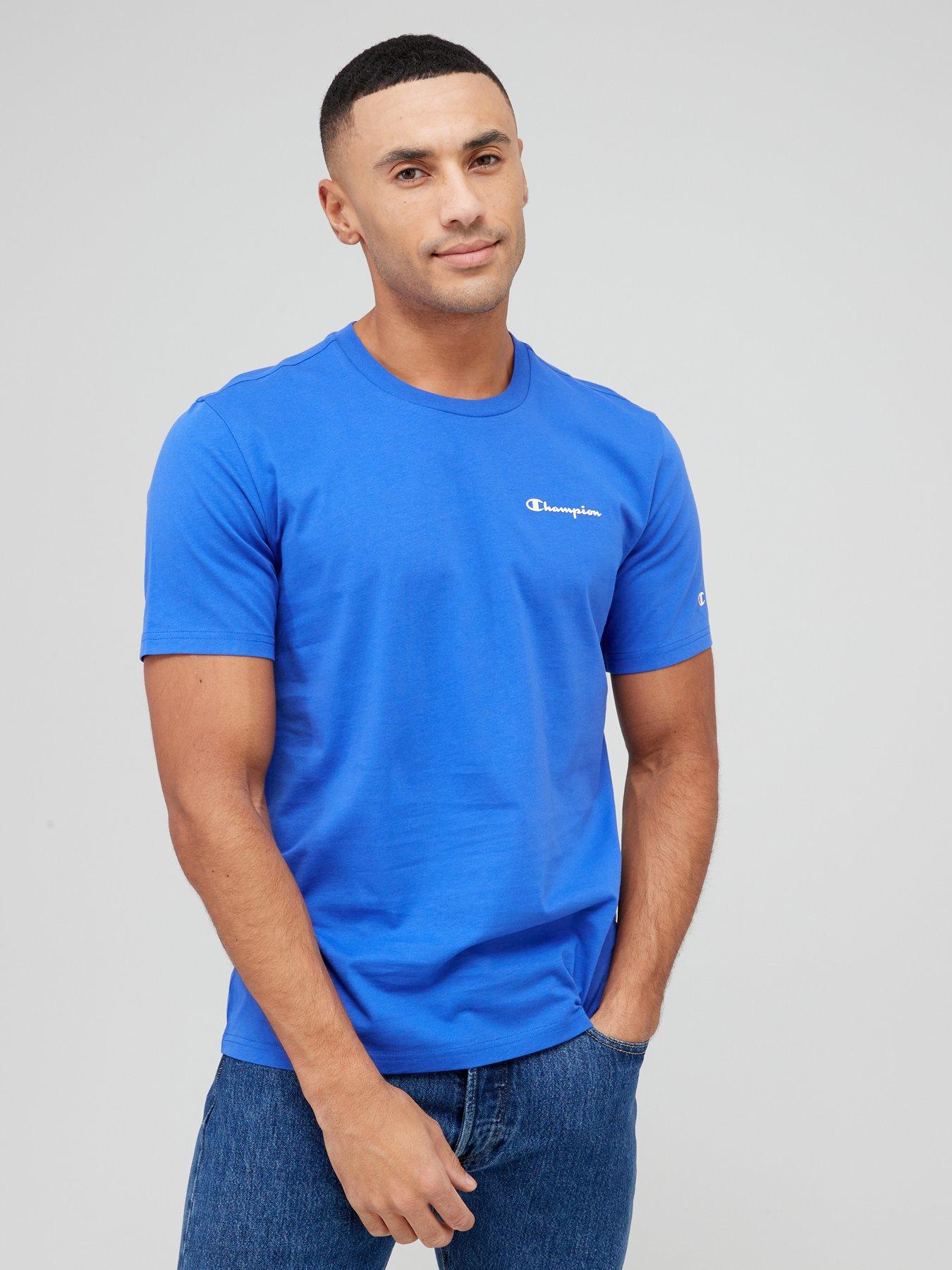 Champion Men's T-Shirt - Blue - XXL