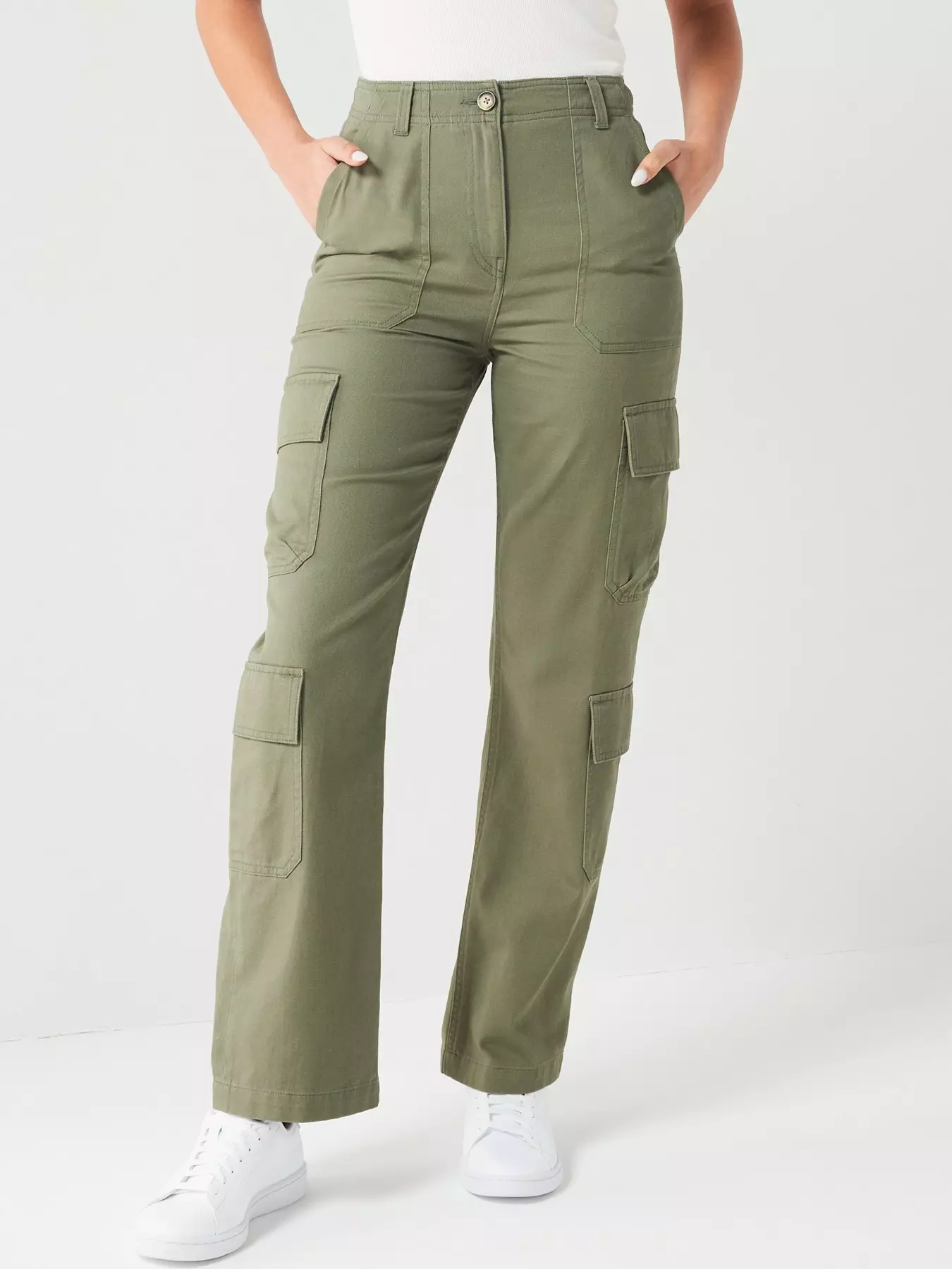 V by Very Cargo Jogger - Khaki