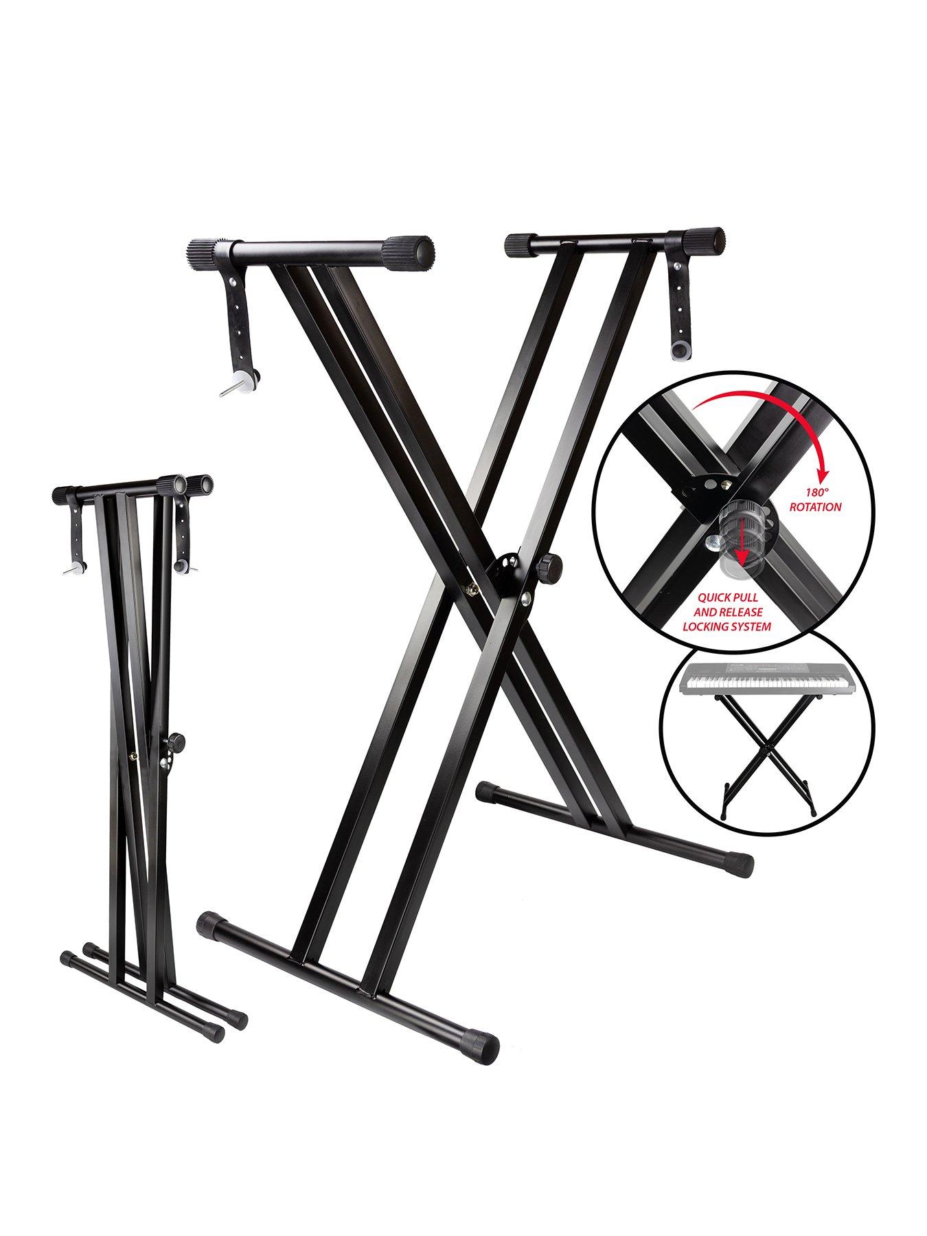 Image 1 of 7 of RockJam RJX29 Keyboard stand