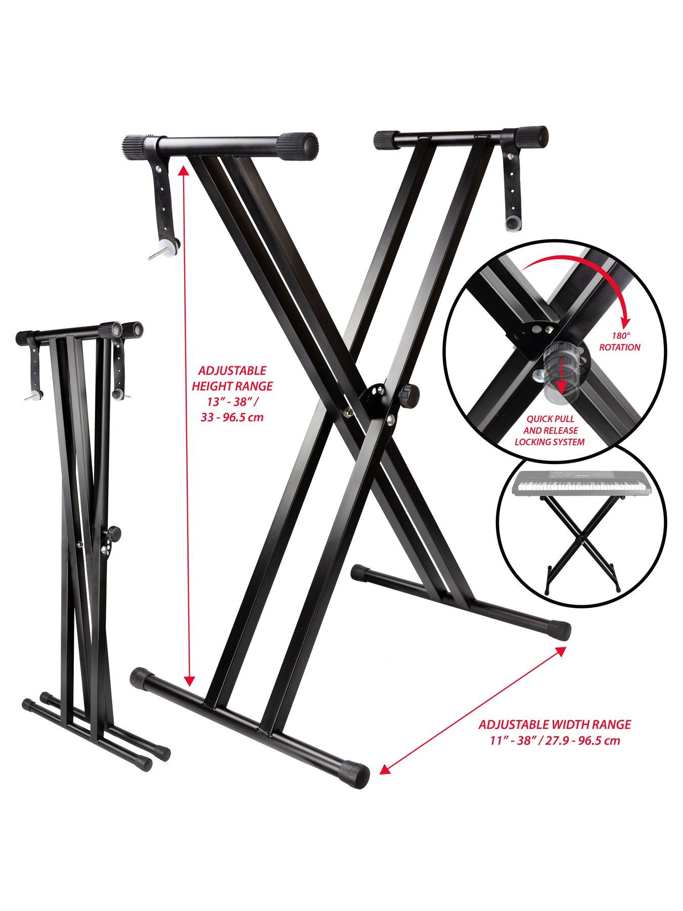 Image 7 of 7 of RockJam RJX29 Keyboard stand