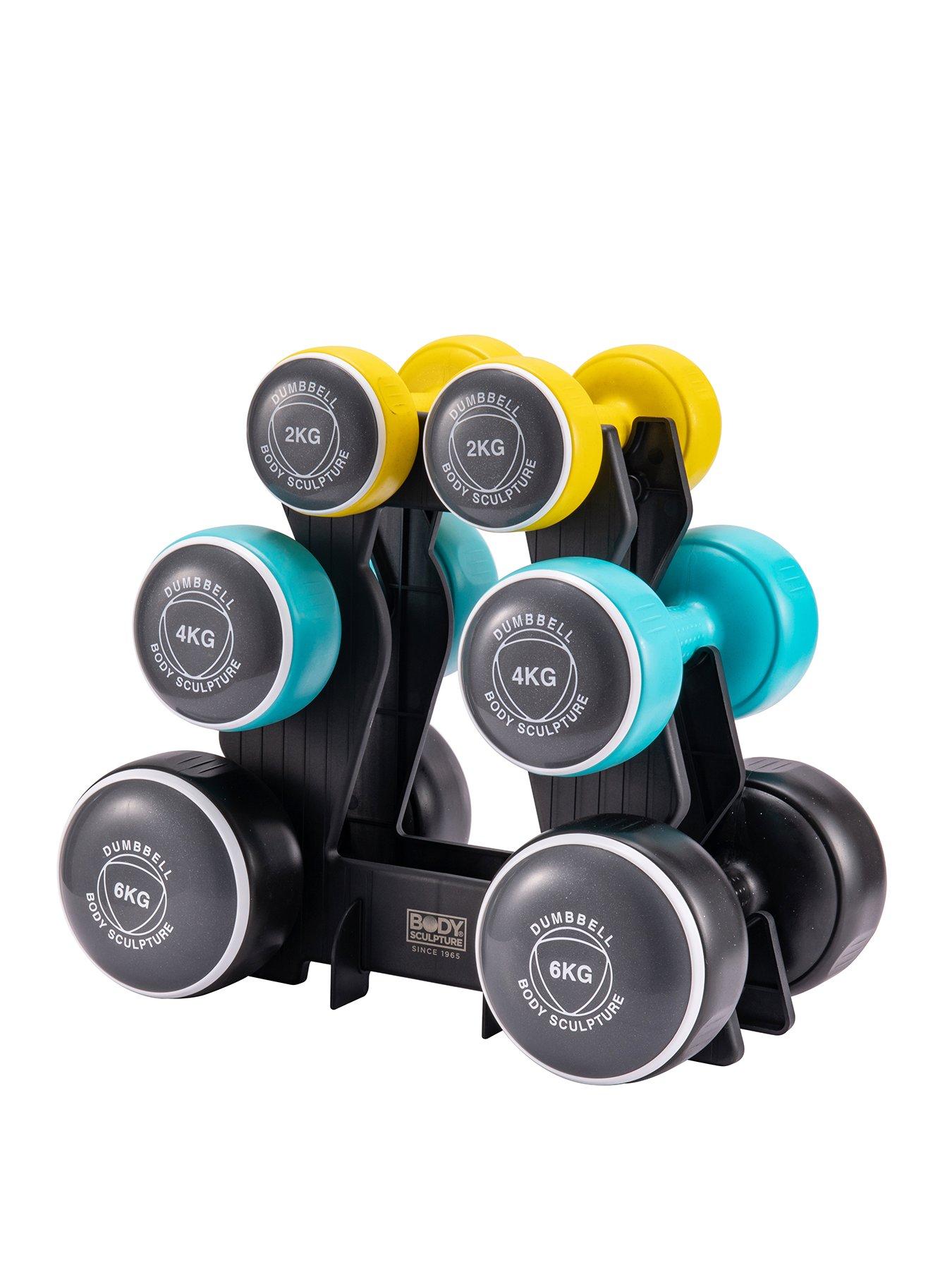 Image 1 of 1 of Body Sculpture 24kg Dumbbell Set with Stand
