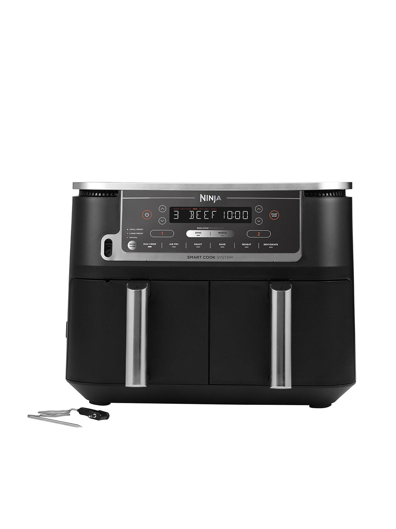 NINJA Foodi MAX Dual Zone 9.5L Air Fryer with Smart Cook System AF451UK