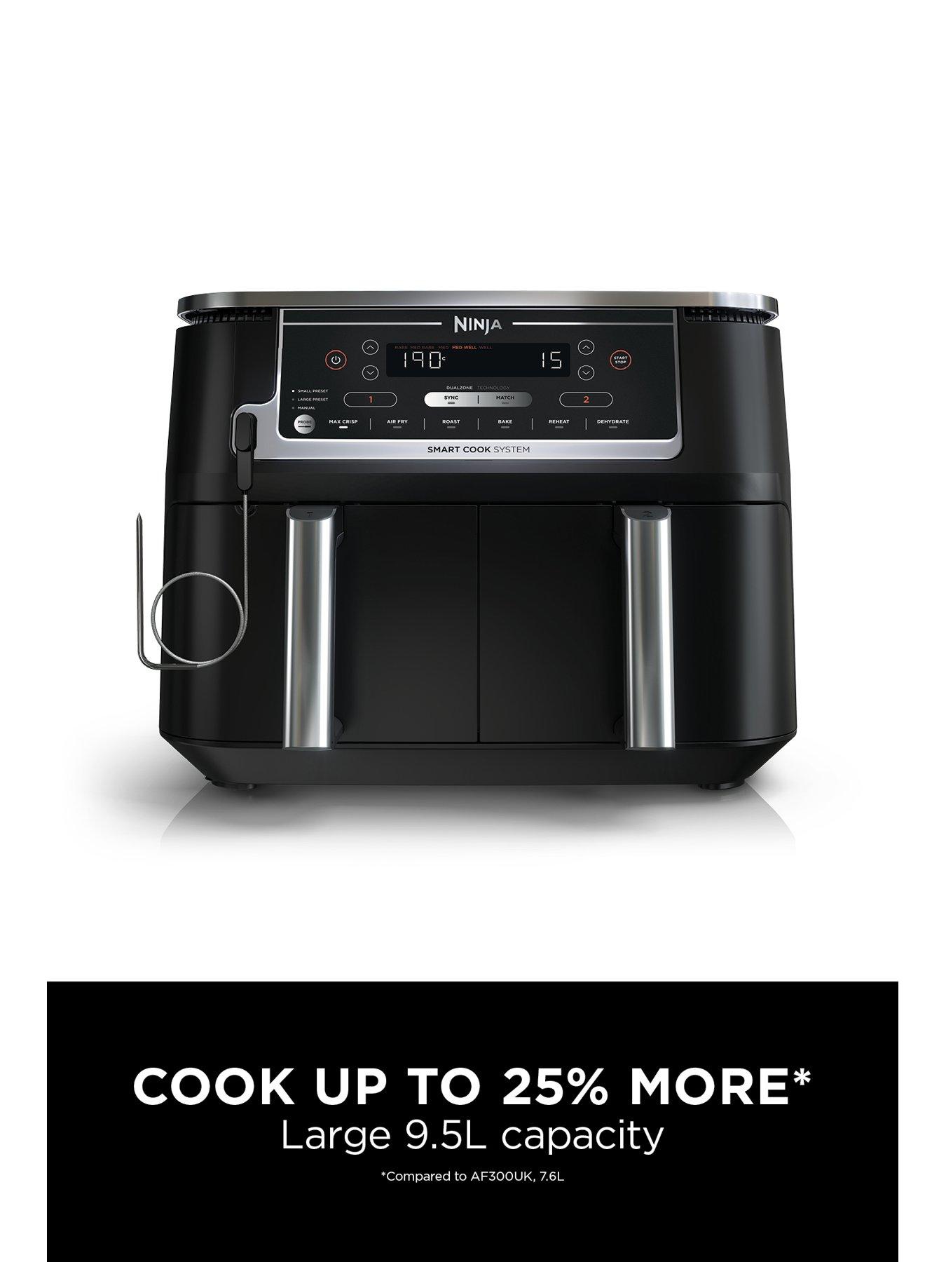 Image 2 of 8 of NINJA Foodi MAX Dual Zone 9.5L Air Fryer with Smart Cook System AF451UK