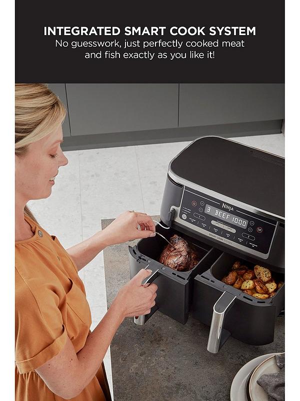 NINJA Foodi MAX Dual Zone 9.5L Air Fryer with Smart Cook System