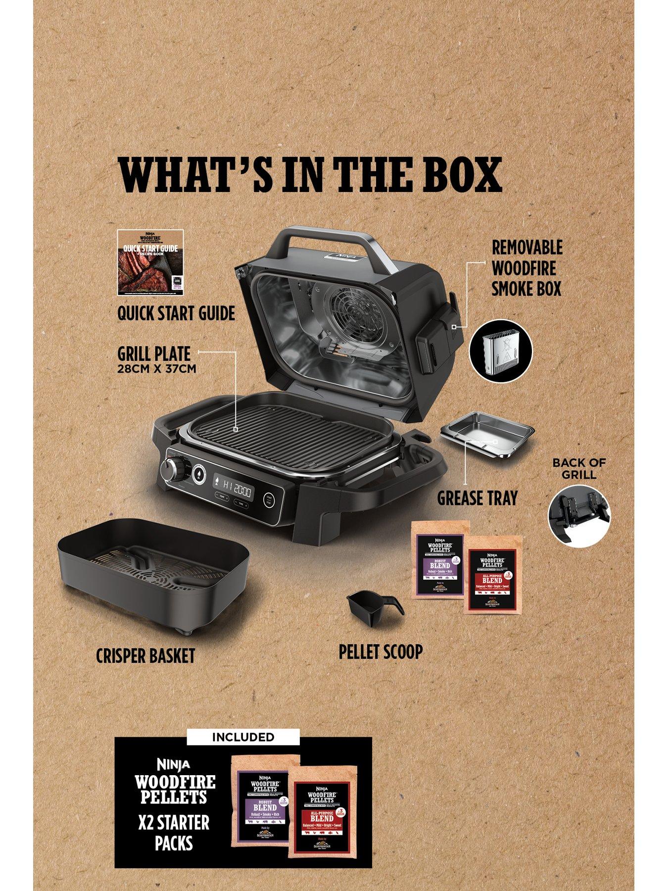 Image 2 of 7 of NINJA Woodfire Electric BBQ Grill &amp; Smoker OG701UK