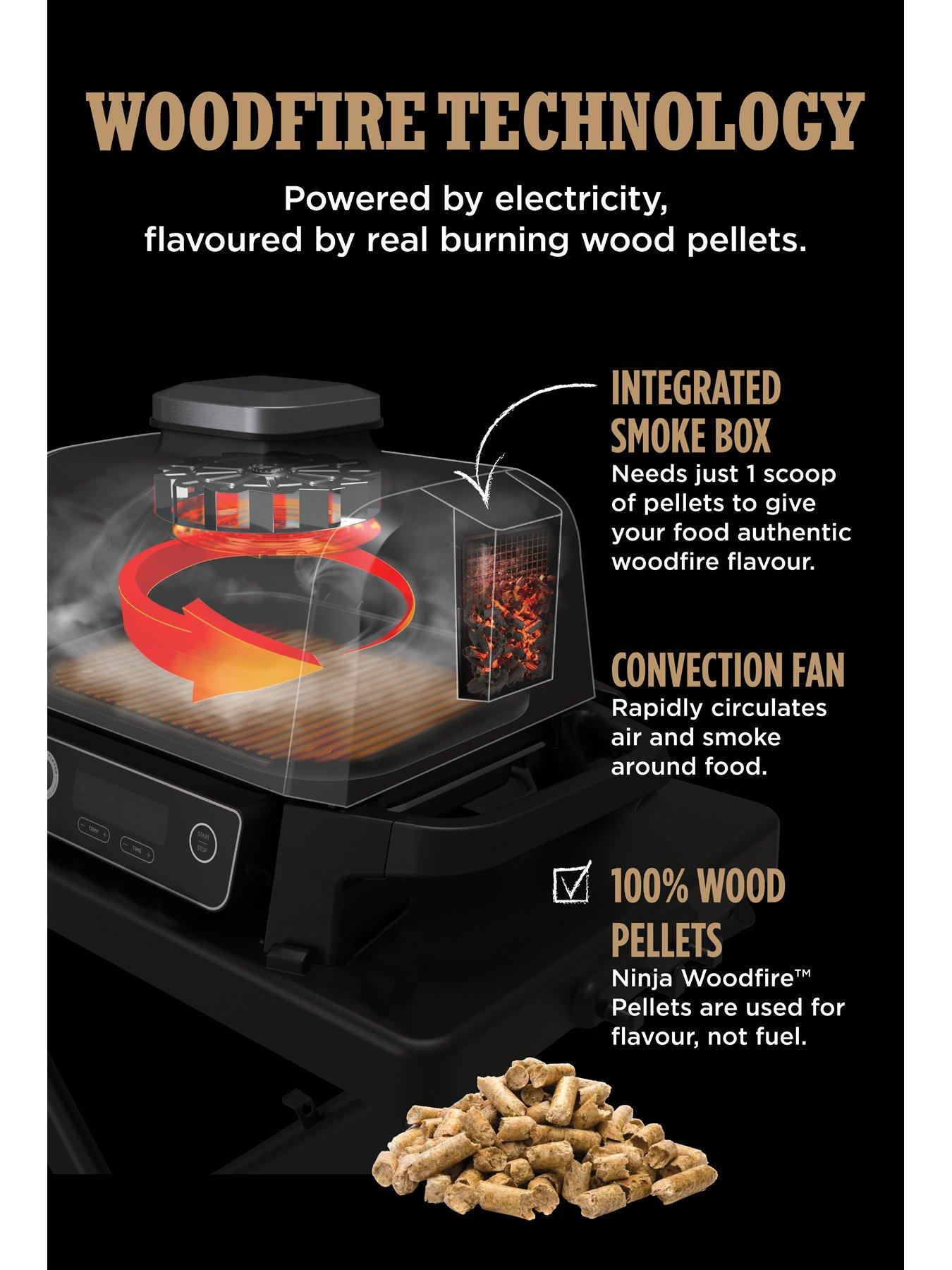 Image 6 of 7 of NINJA Woodfire Electric BBQ Grill &amp; Smoker OG701UK