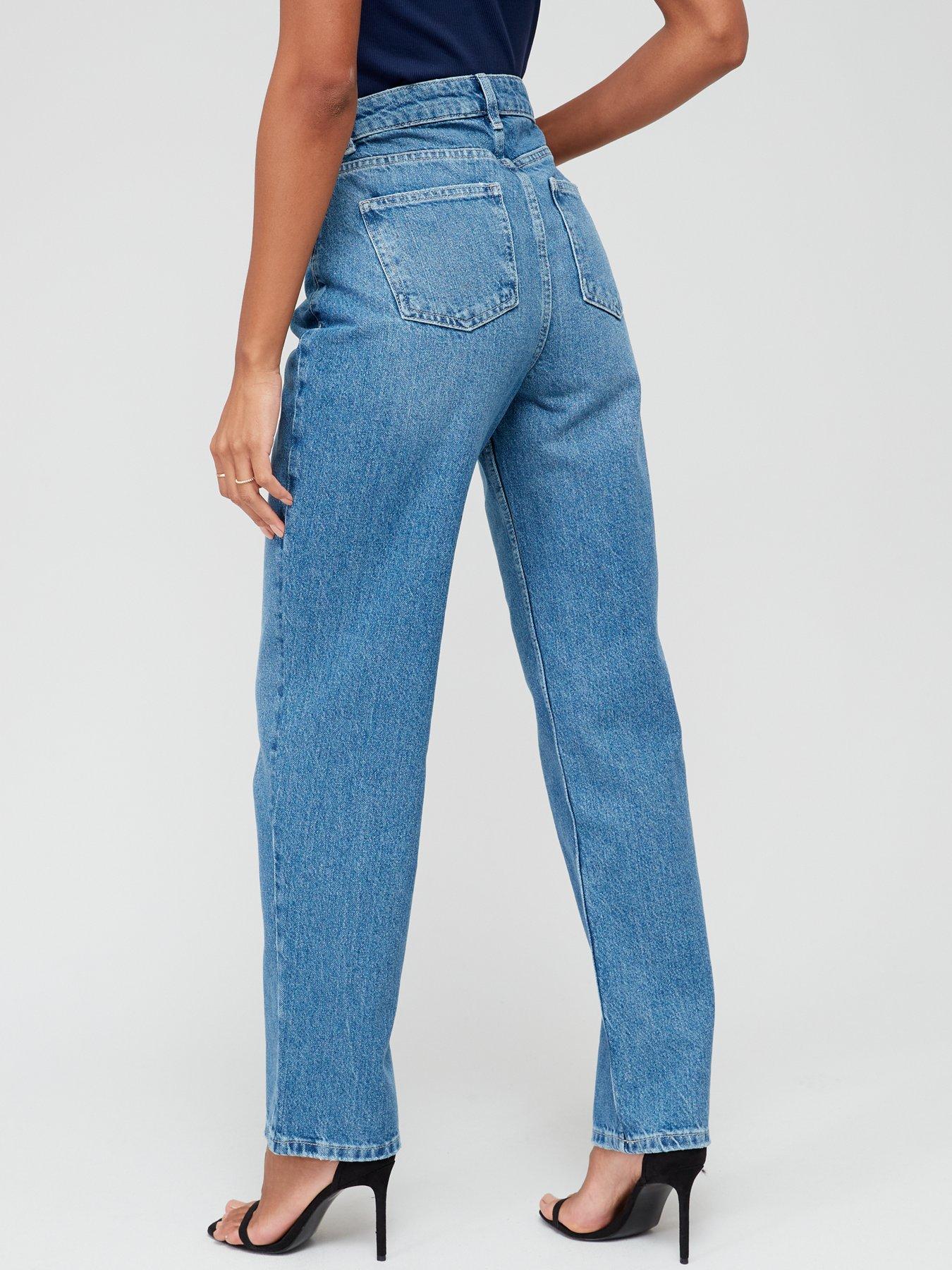 Image 2 of 6 of The Very Collection High Waist Relaxed Jean - Light Wash