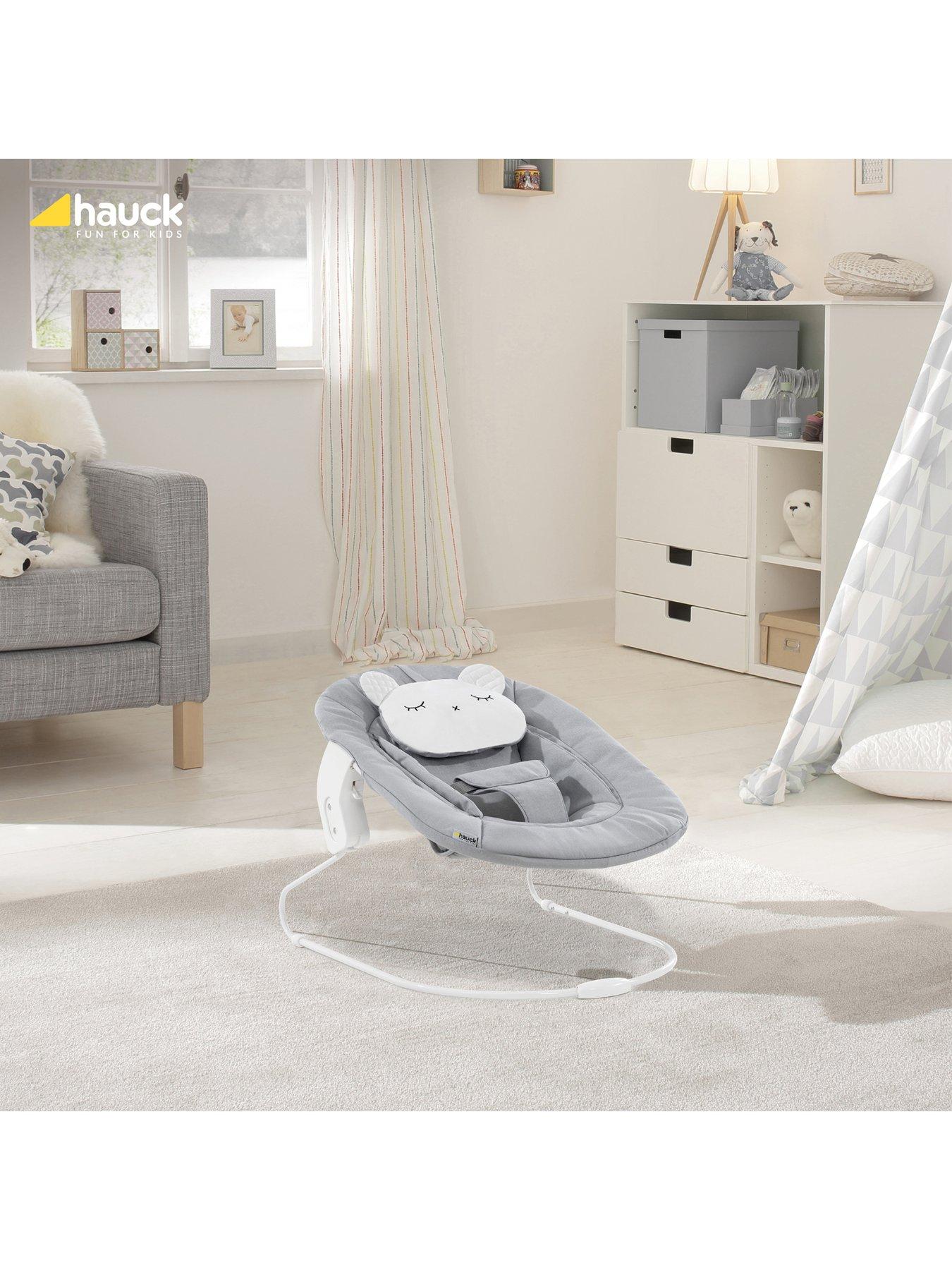Hauck Hauck Alpha Bouncer 2 in 1 - Pastel Bear - Light Grey