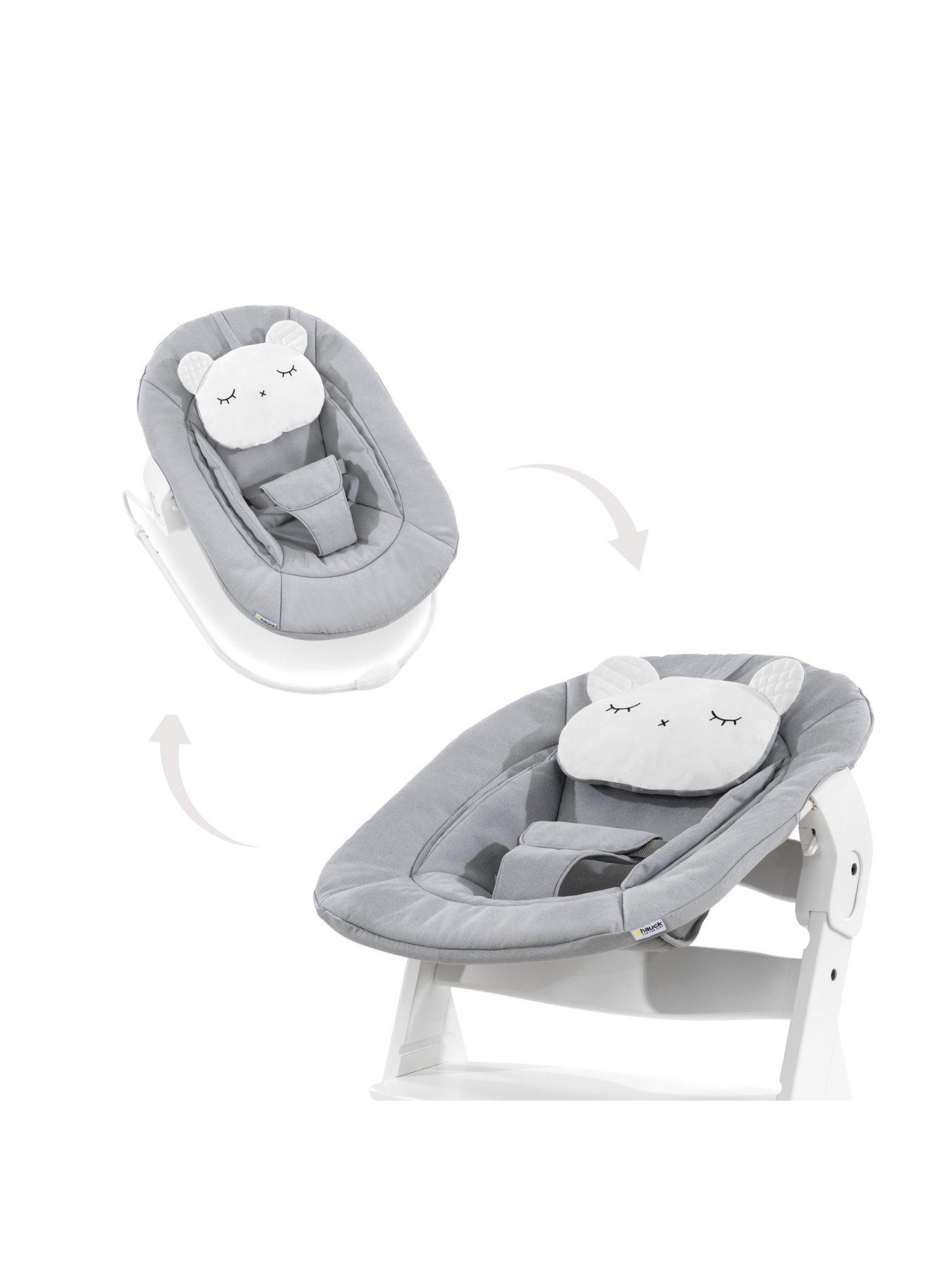 Image of Hauck Hauck Alpha Bouncer 2 in 1 - Pastel Bear - Light Grey