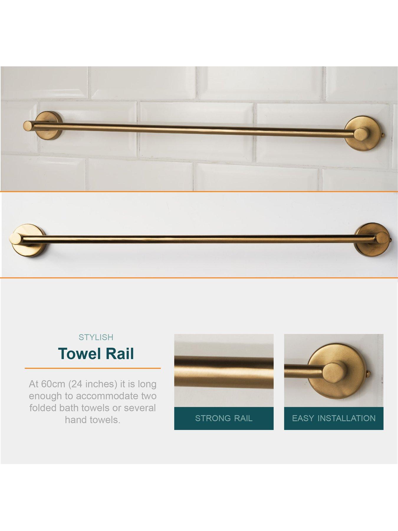 Our House 4-Piece Bathroom Fittings Set - Brass | Very Ireland