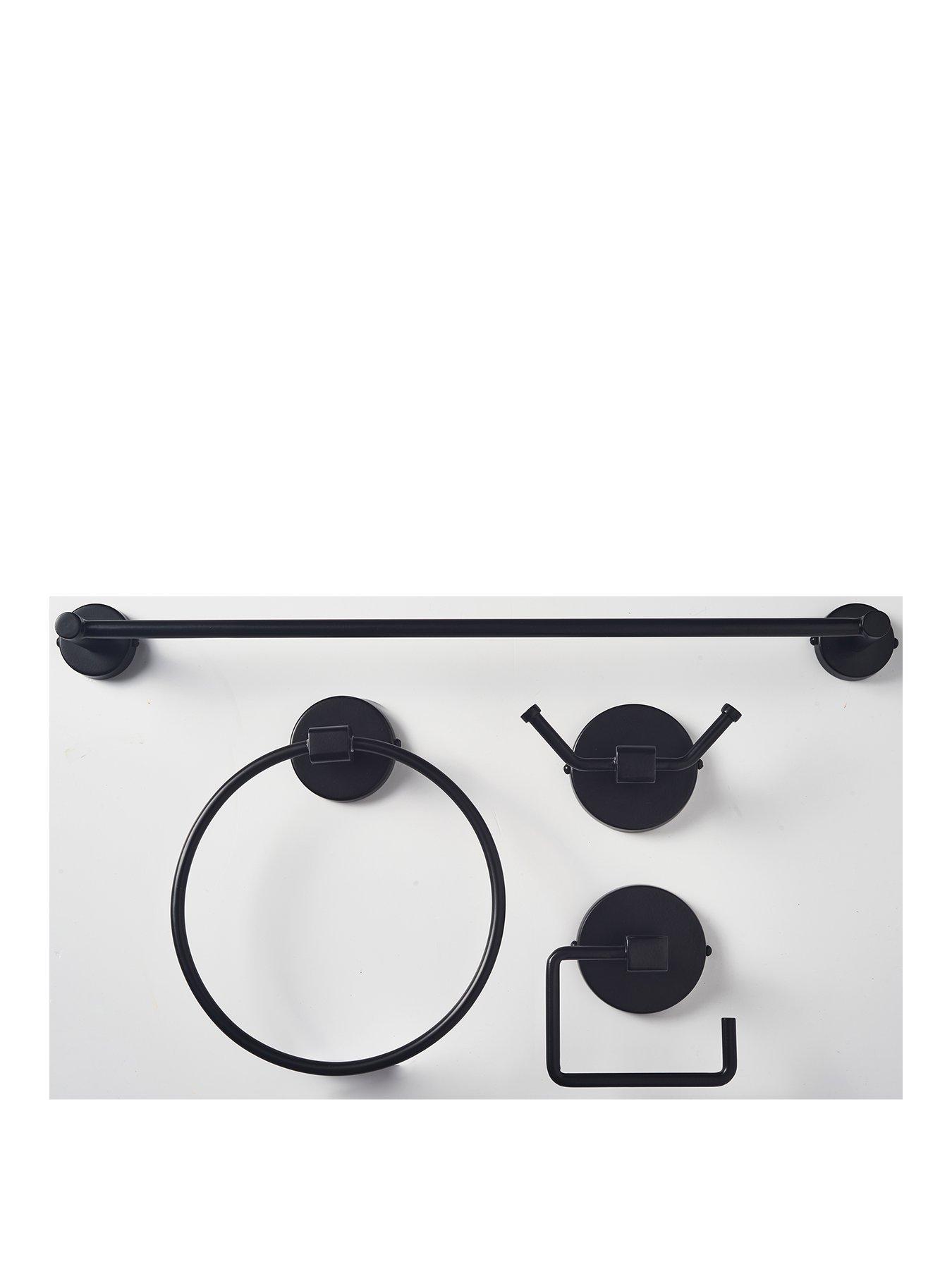 our-house-4-piece-bathroom-fittings-set-blackfront