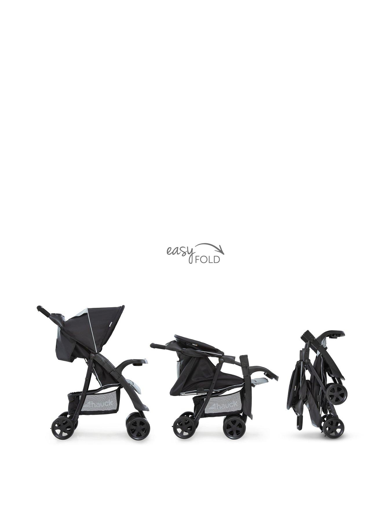Image 3 of 8 of Hauck Hauck Shopper Neo II Pushchair - Caviar/Silver