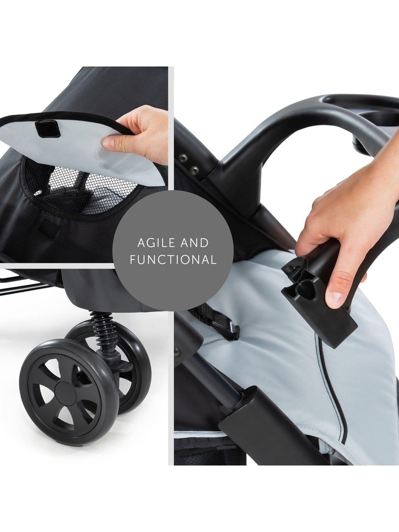 Image 5 of 8 of Hauck Hauck Shopper Neo II Pushchair - Caviar/Silver