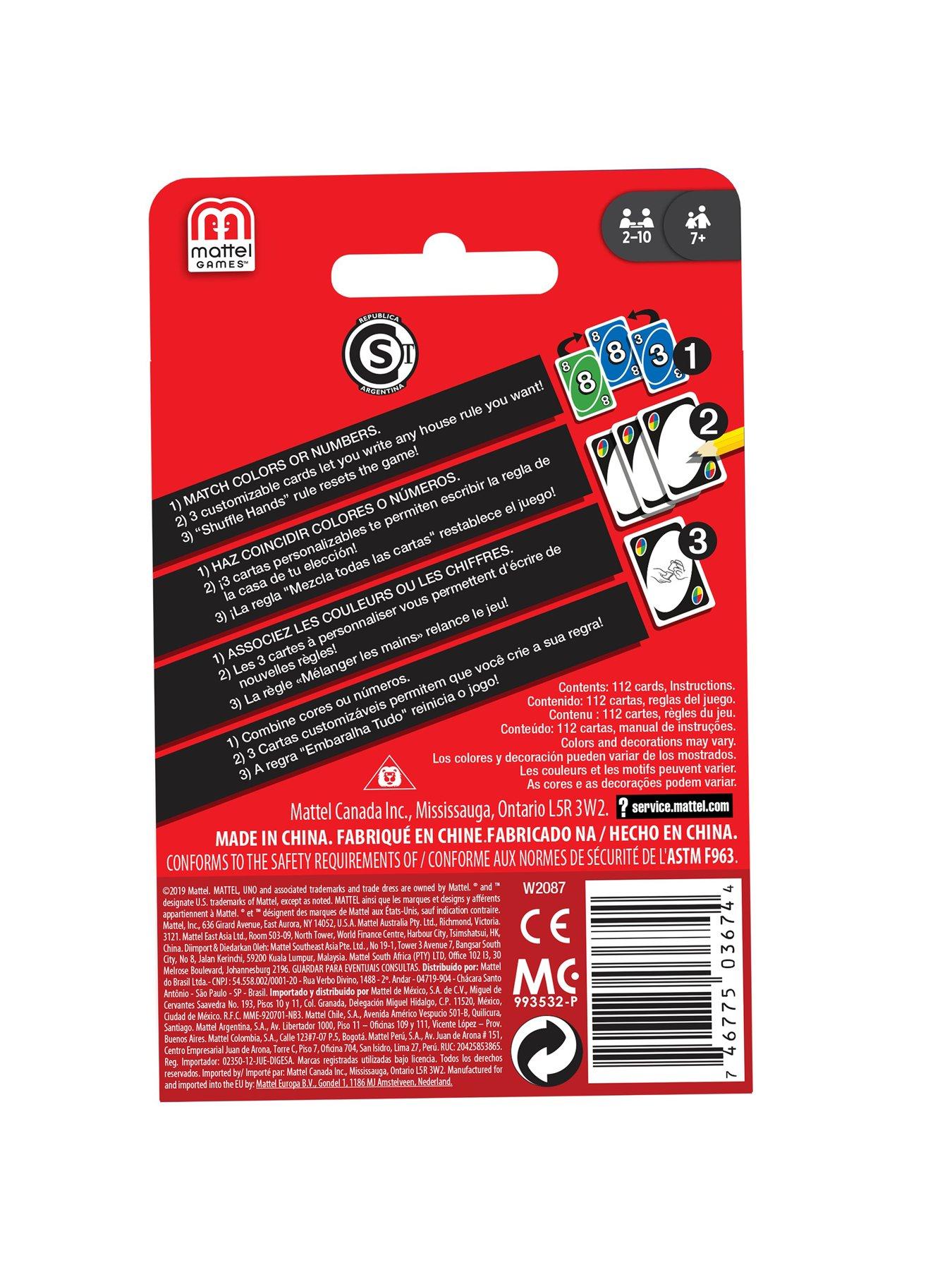 Image 6 of 7 of Uno Uno Classic Family Card Game