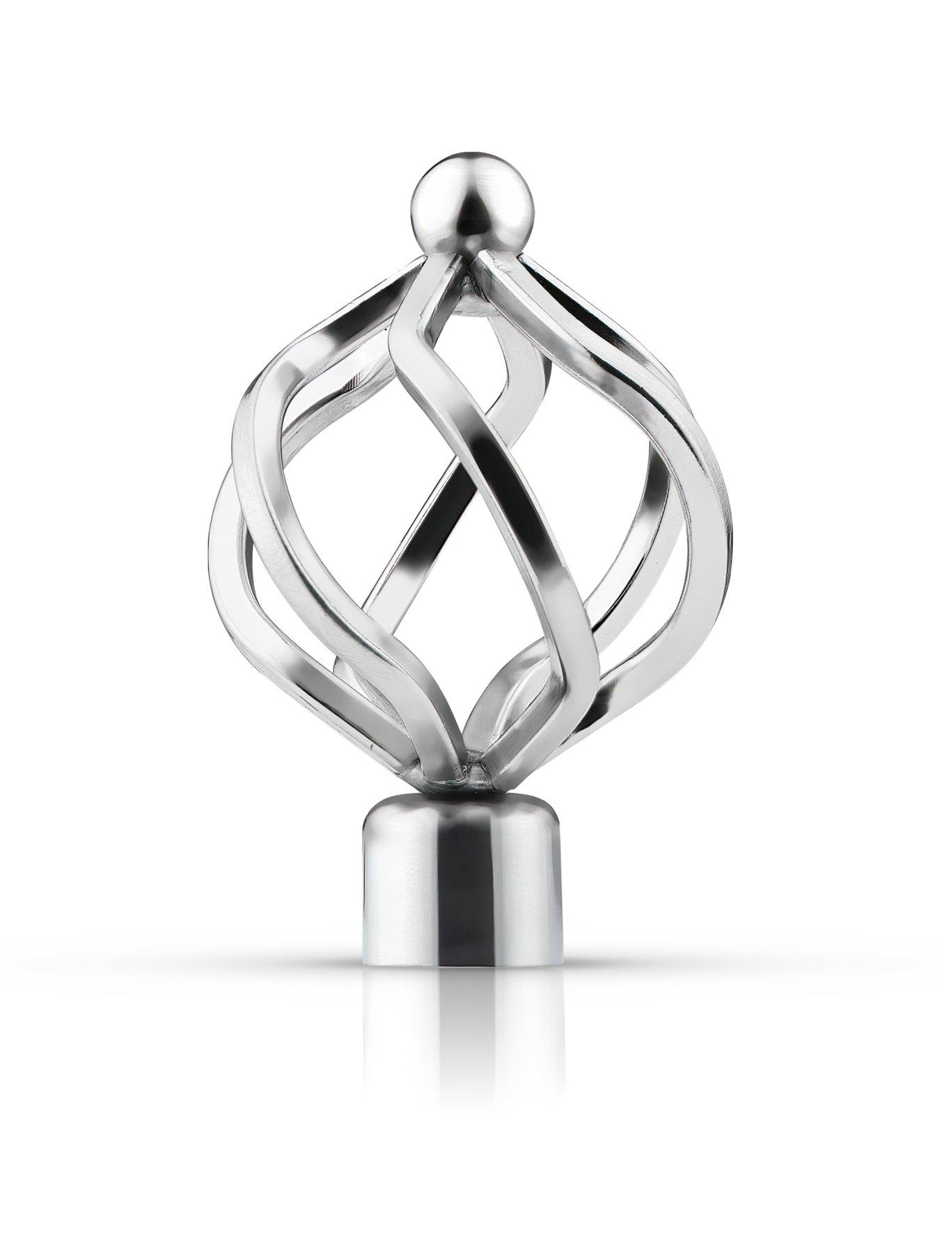 Image 3 of 4 of The Very Collection Cage Finial Extendable Curtain Pole