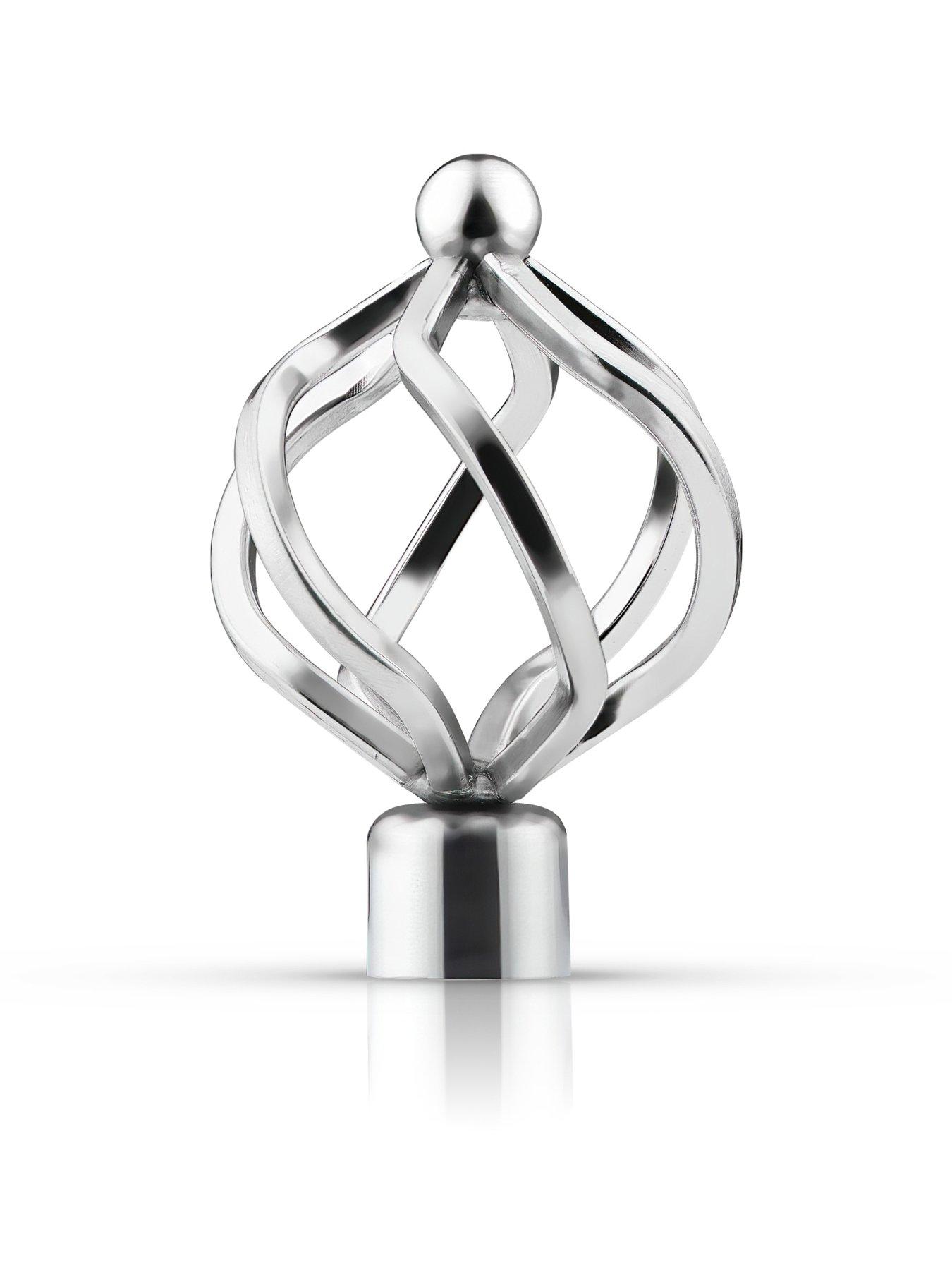 Image 2 of 4 of The Very Collection Cage Finial Curtain Holdbacks