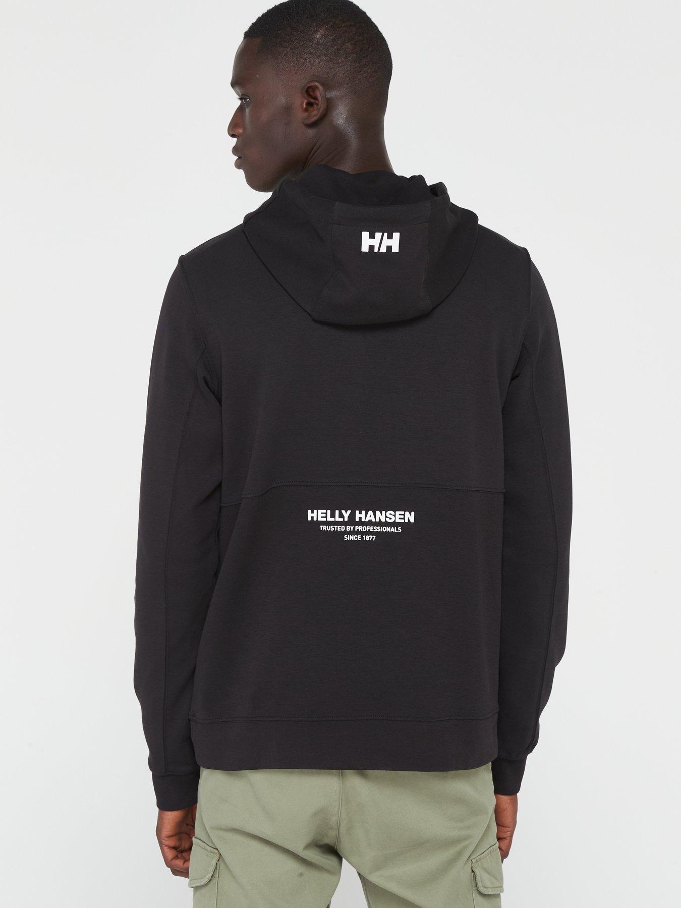 Helly hansen black 2025 hoodie