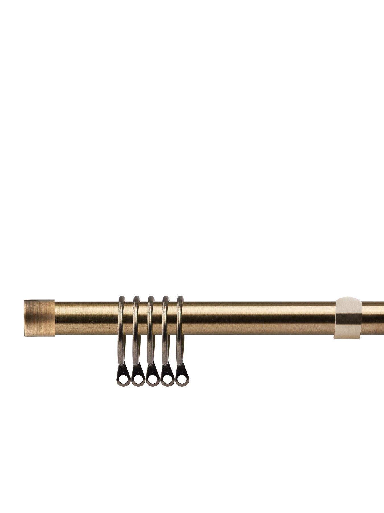 The Very Collection Stud End Finial Extendable Curtain Pole