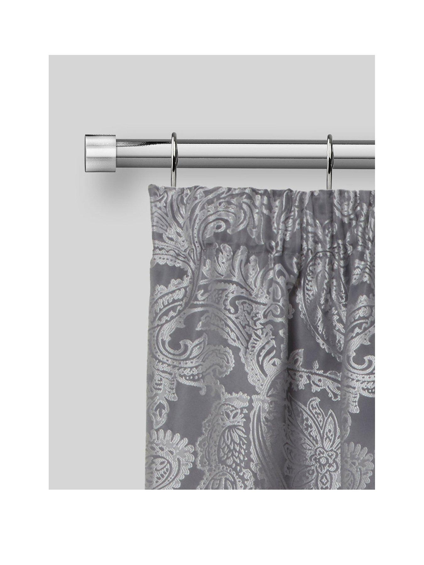 Image 2 of 4 of The Very Collection Stud End Finial Extendable Curtain Pole