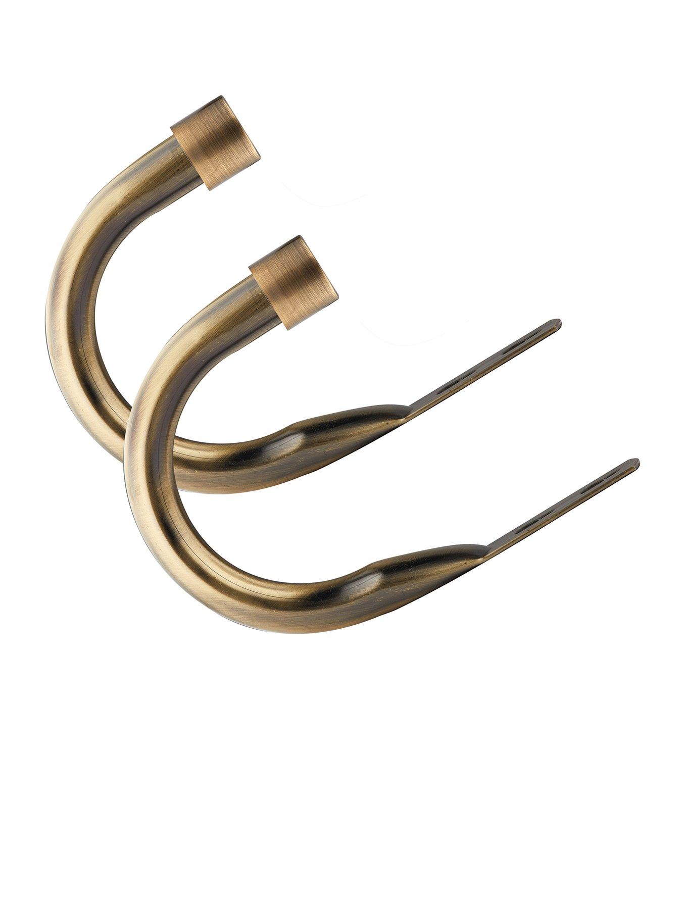 undefined Set of 2 Stud End Finial Curtain Holdbacks