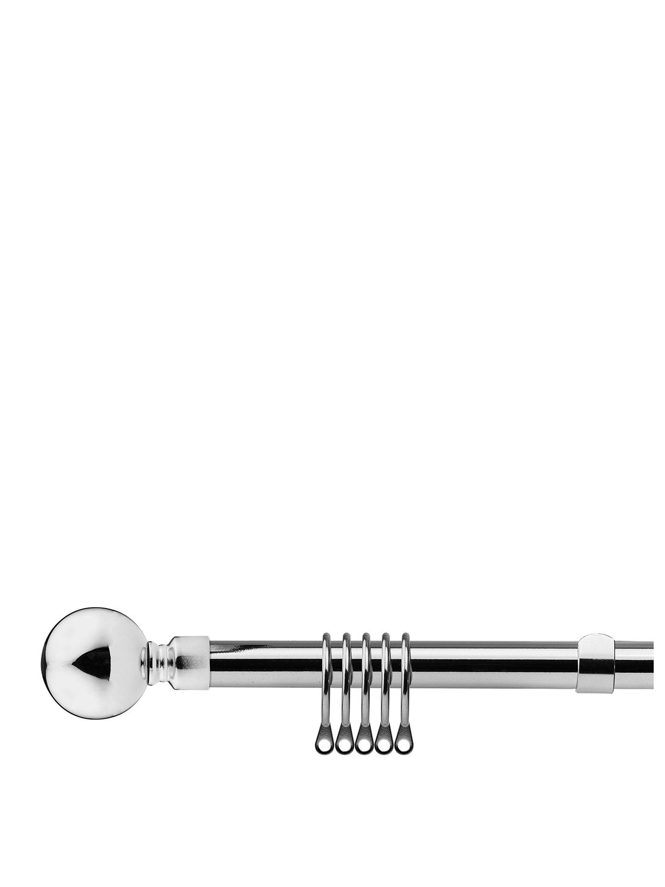 Image 2 of 4 of The Very Collection Extendable Curtain Pole Kit With Ball Finials - 1.2 To 2.1m