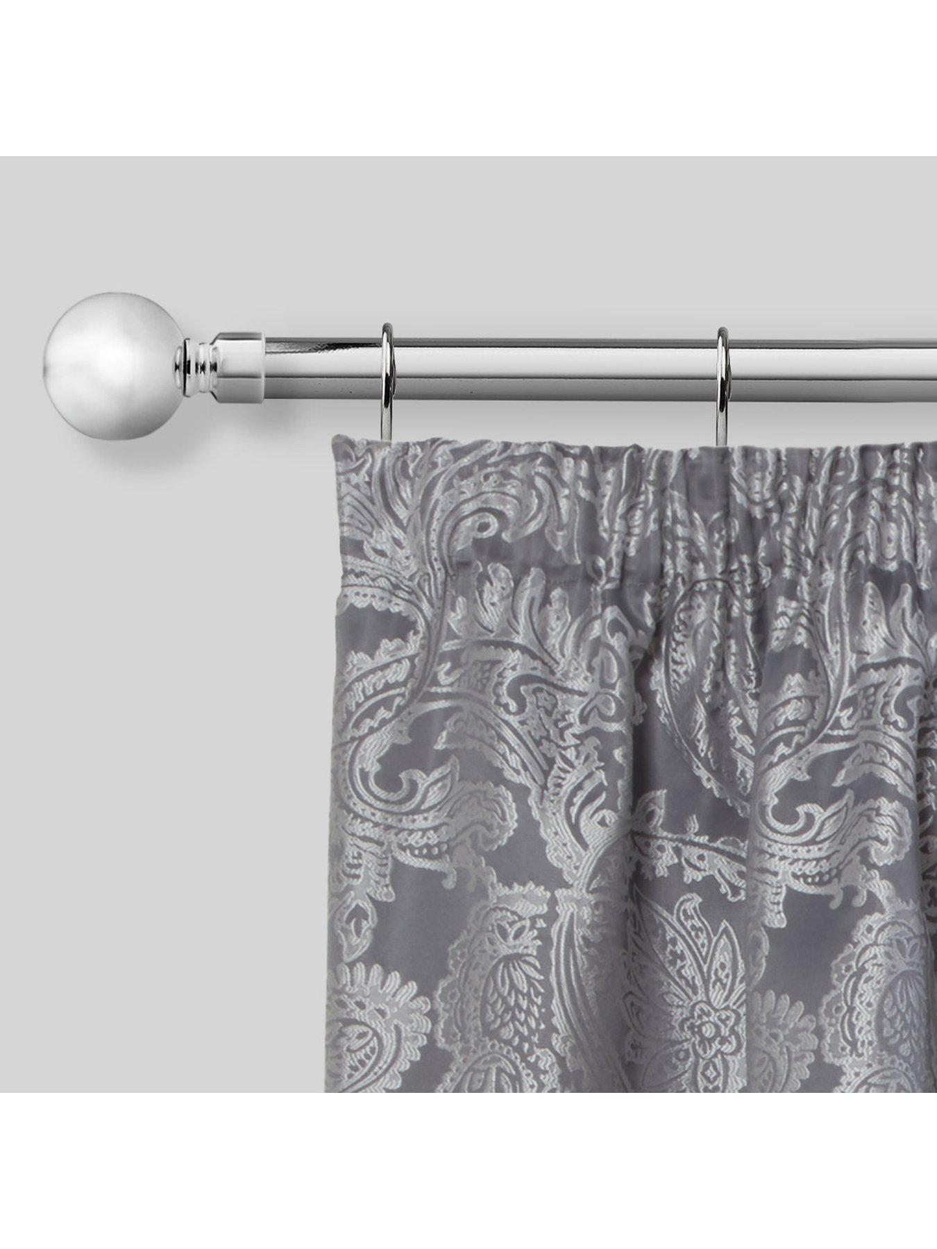 Image 3 of 4 of The Very Collection Extendable Curtain Pole Kit With Ball Finials - 1.2 To 2.1m
