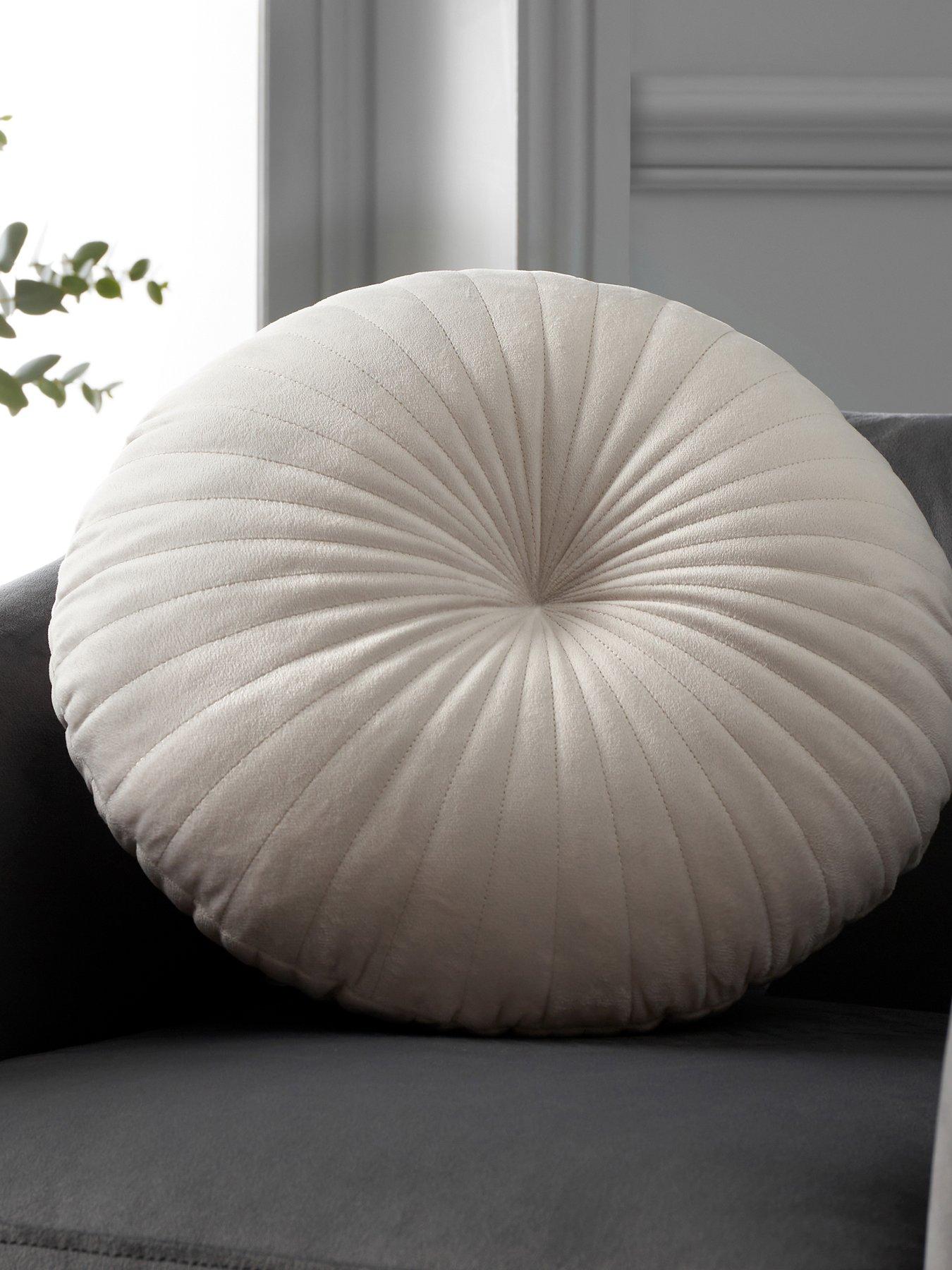 catherine-lansfield-round-filled-cushion-natural