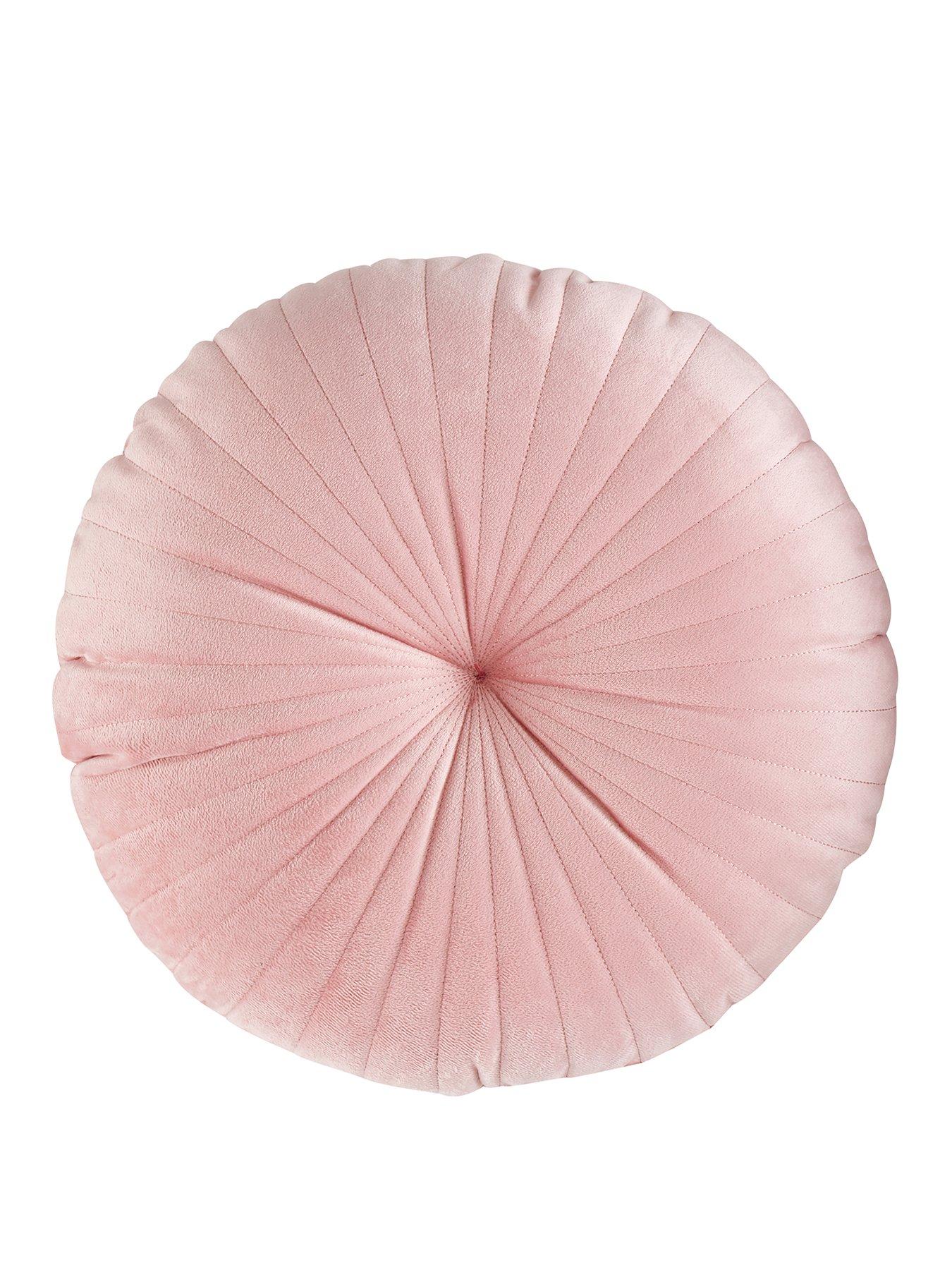 catherine-lansfield-round-filled-cushion-pinkstillFront