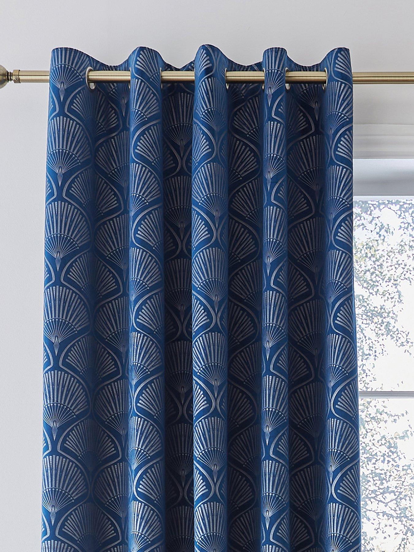 catherine-lansfield-art-deco-pearl-eyelet-curtains-in-navyback