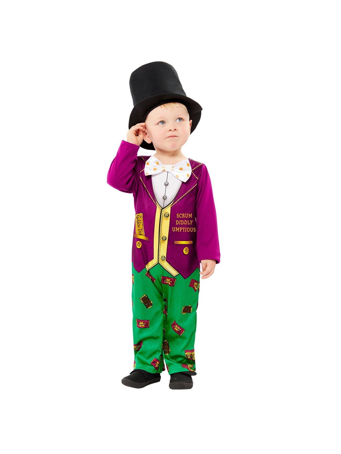 undefined Toddler Roald Dahl Willy Wonka Costume
