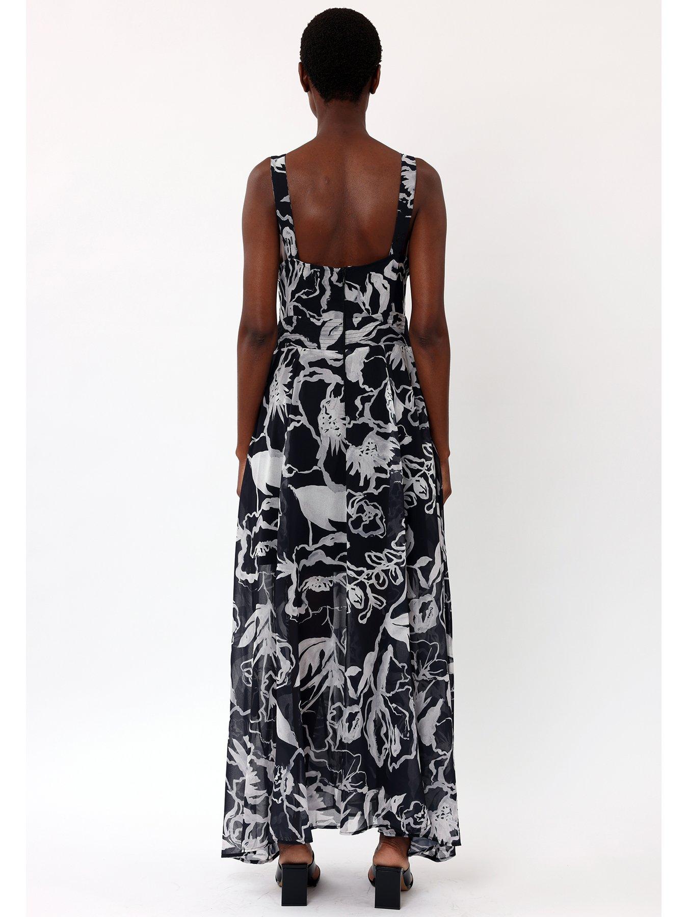 religion-religion-printed-maxi-dress-blackstillFront