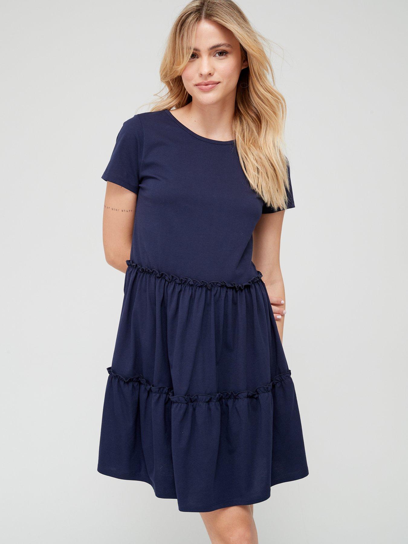 Mini tiered outlet dress