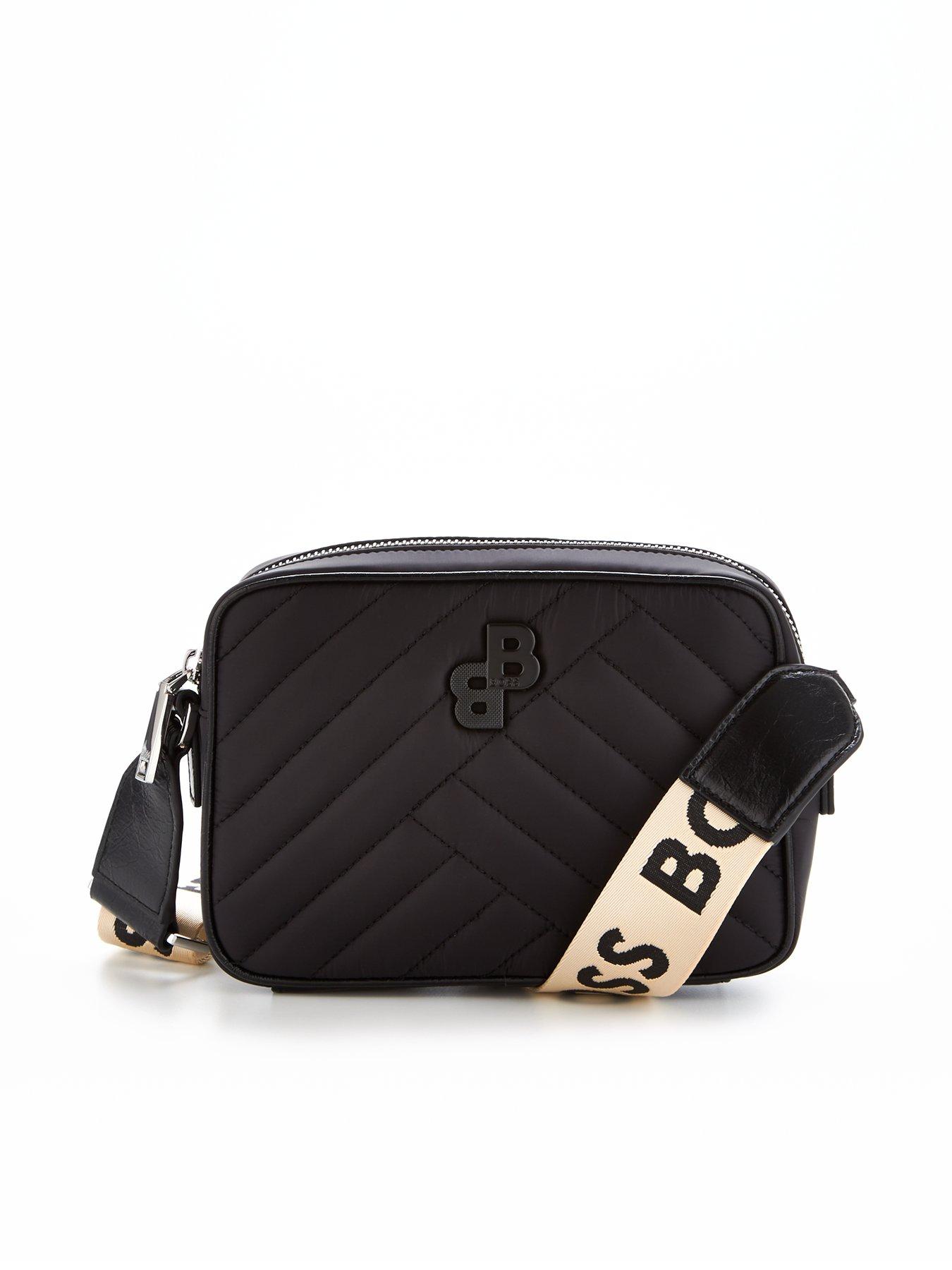 River Island Black Ri Quilted Cross Body Bag And Pochette