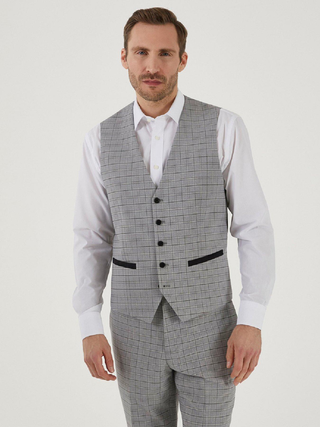 skopes-brook-standard-check-waistcoat-nbsp--light-grey