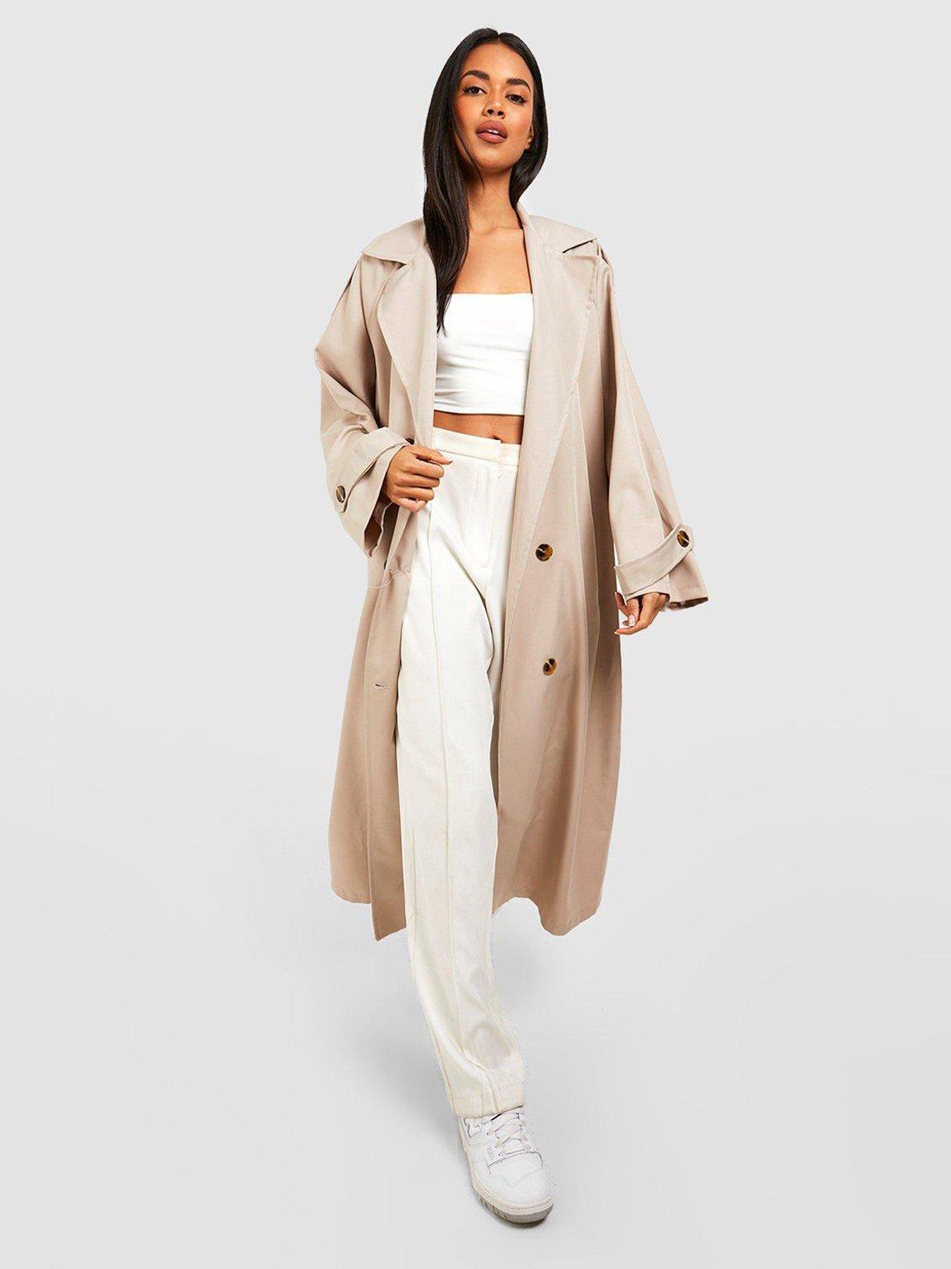 boohoo-oversized-trench-coat-mocha