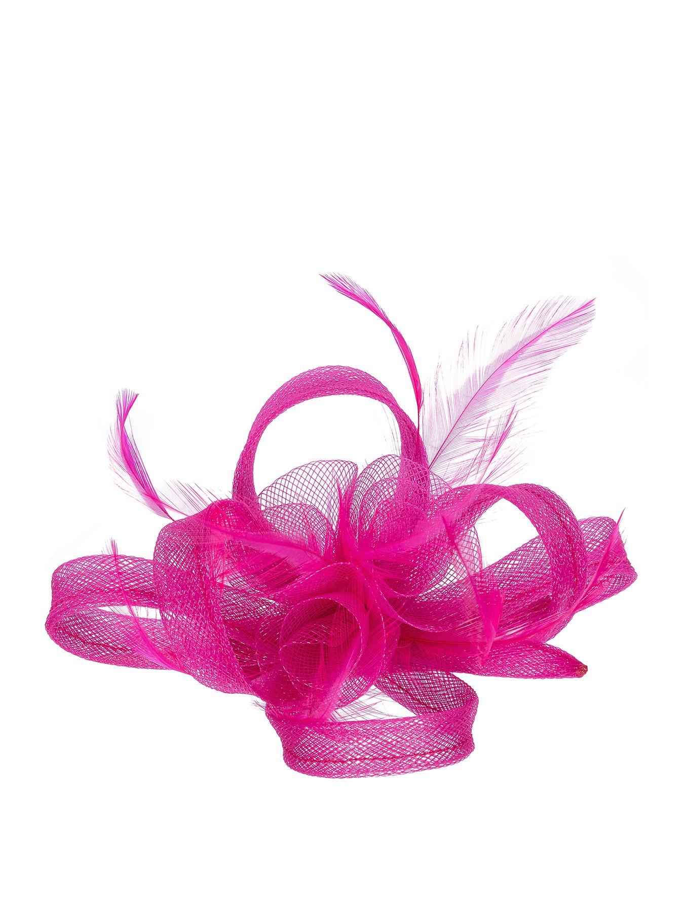 Image 1 of 2 of Jon Richard Jon Richard Fuchsia Small Fascinator