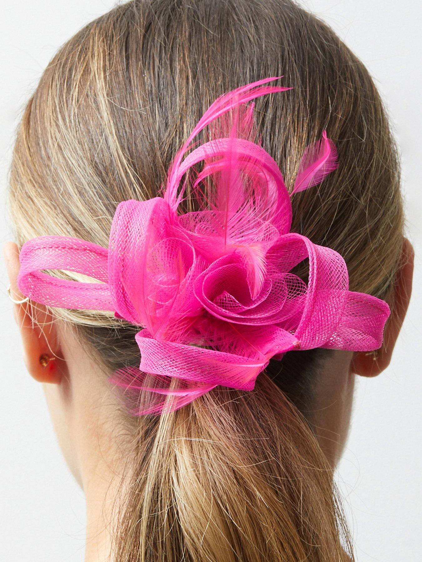 Image 2 of 2 of Jon Richard Jon Richard Fuchsia Small Fascinator