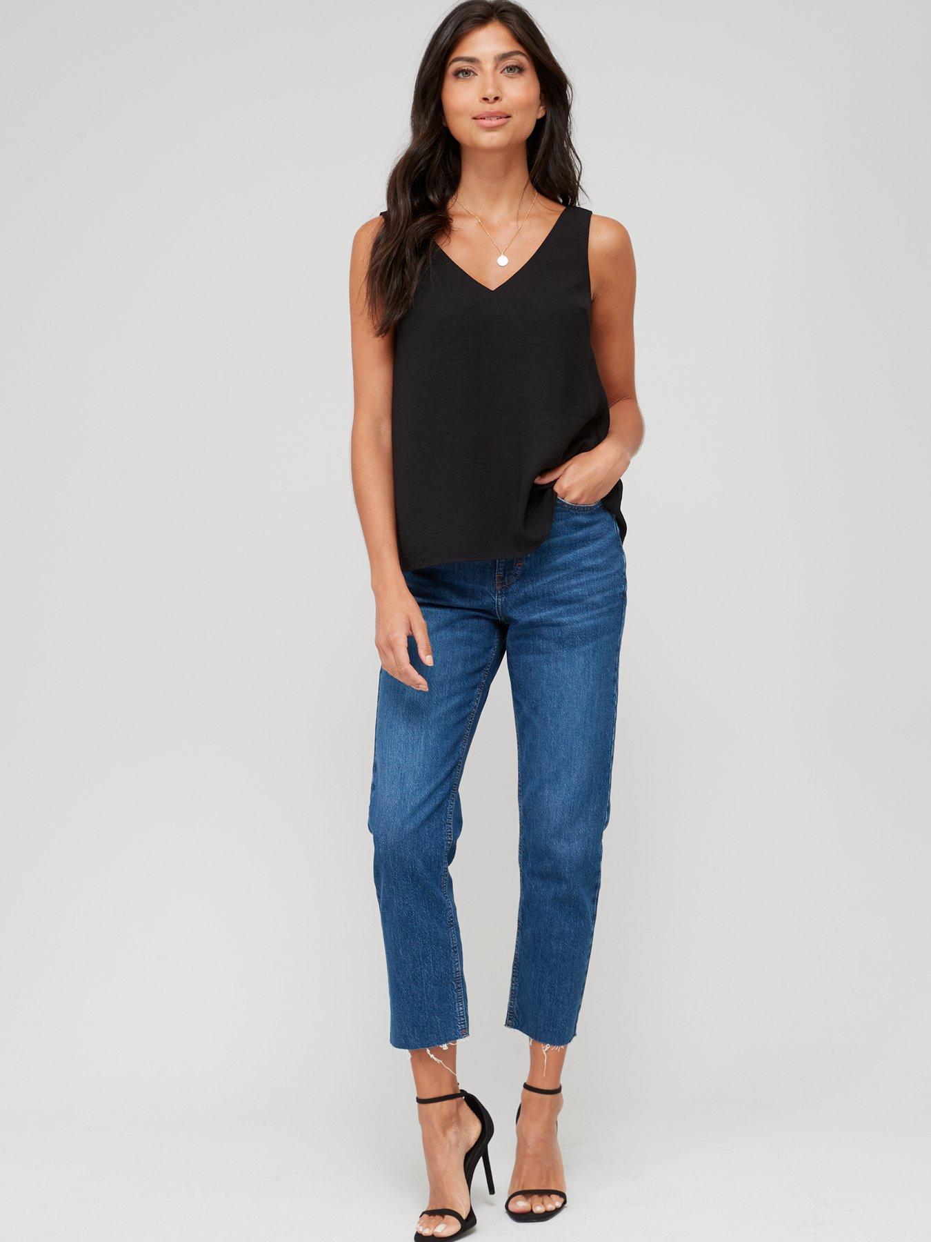 the-very-collection-cami-solid-top-blackback