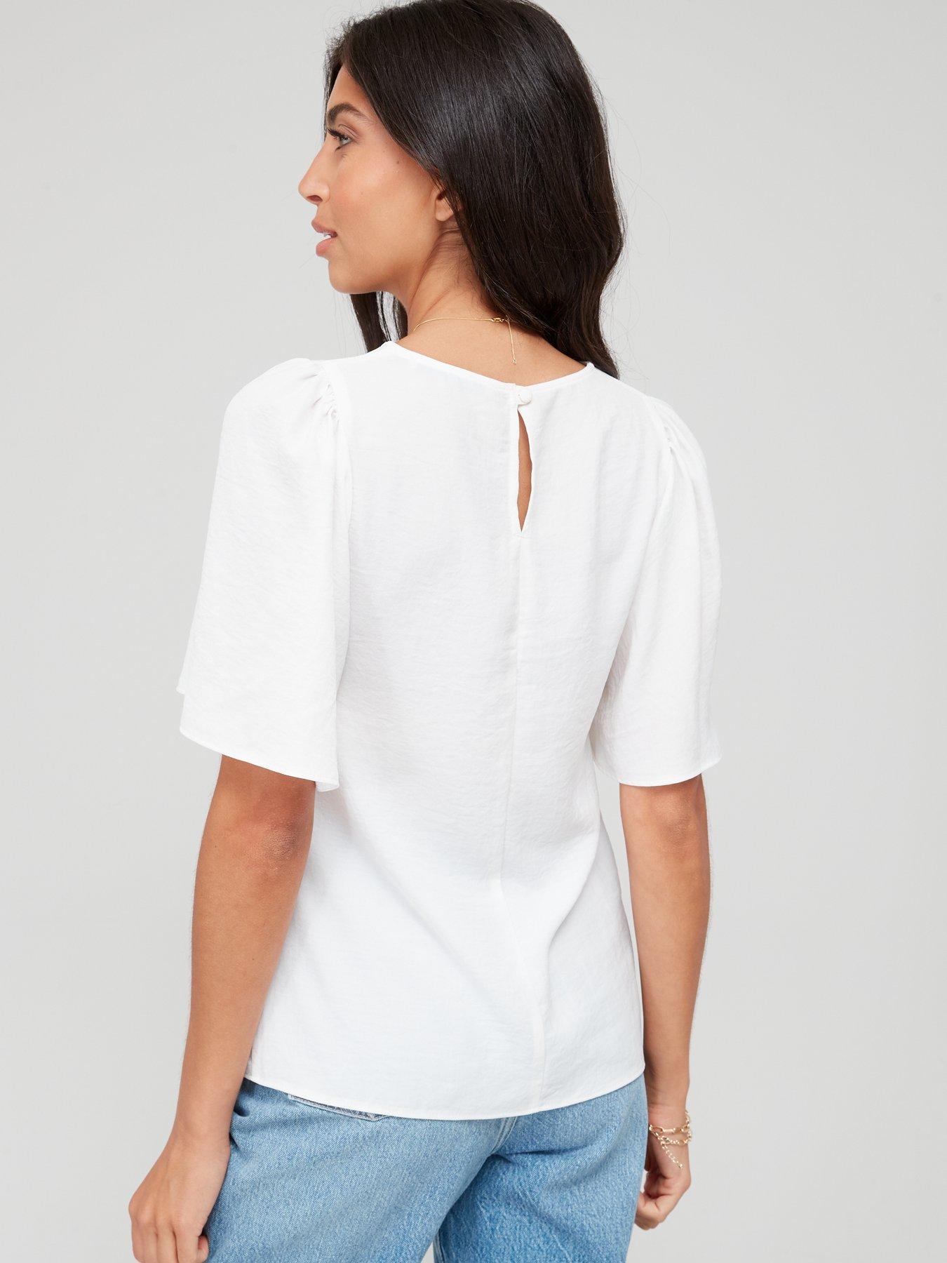 everyday-angel-sleeve-blouse-solid-whitestillFront