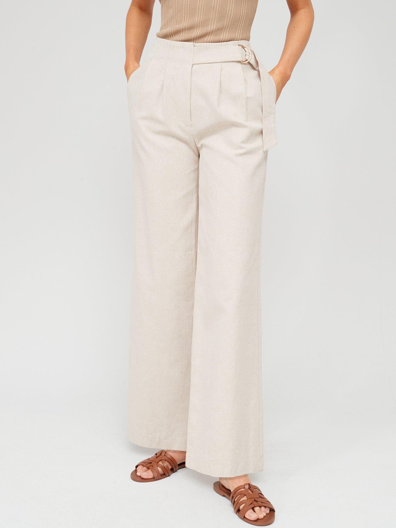 fig-basil-belted-straight-leg-textured-trouser-off-white