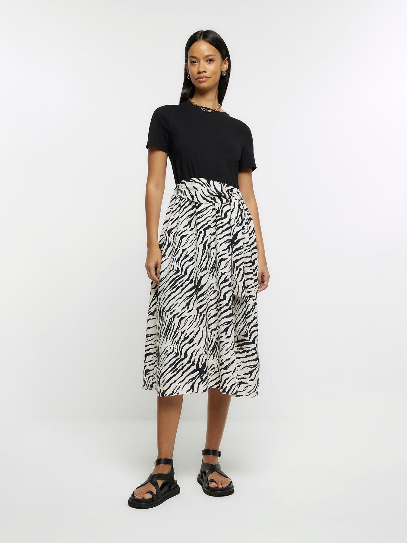 river-island-zebra-midi-dress-blackback