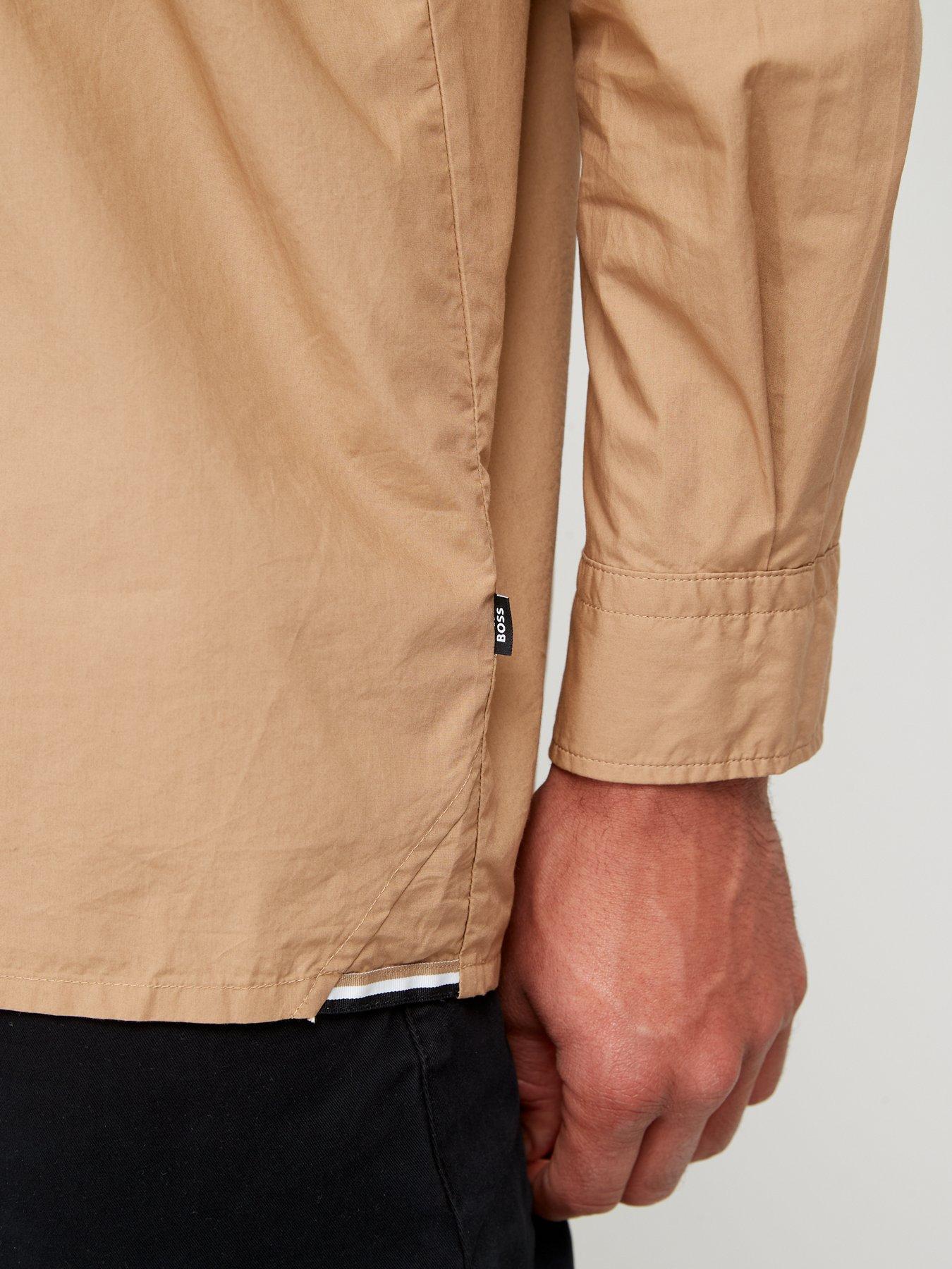 boss-relaxed-fit-shirt-beigedetail