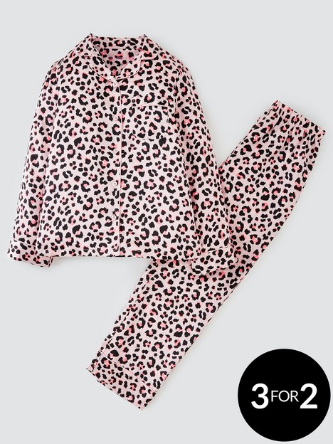 v-by-very-girls-leopard-satin-long-sleeve-pyjamas-pink