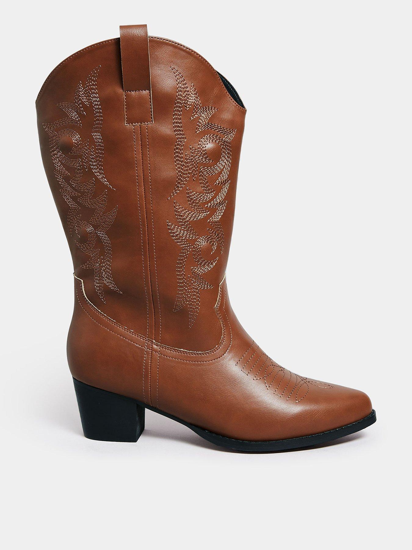 Extra wide discount cowboy boots womens